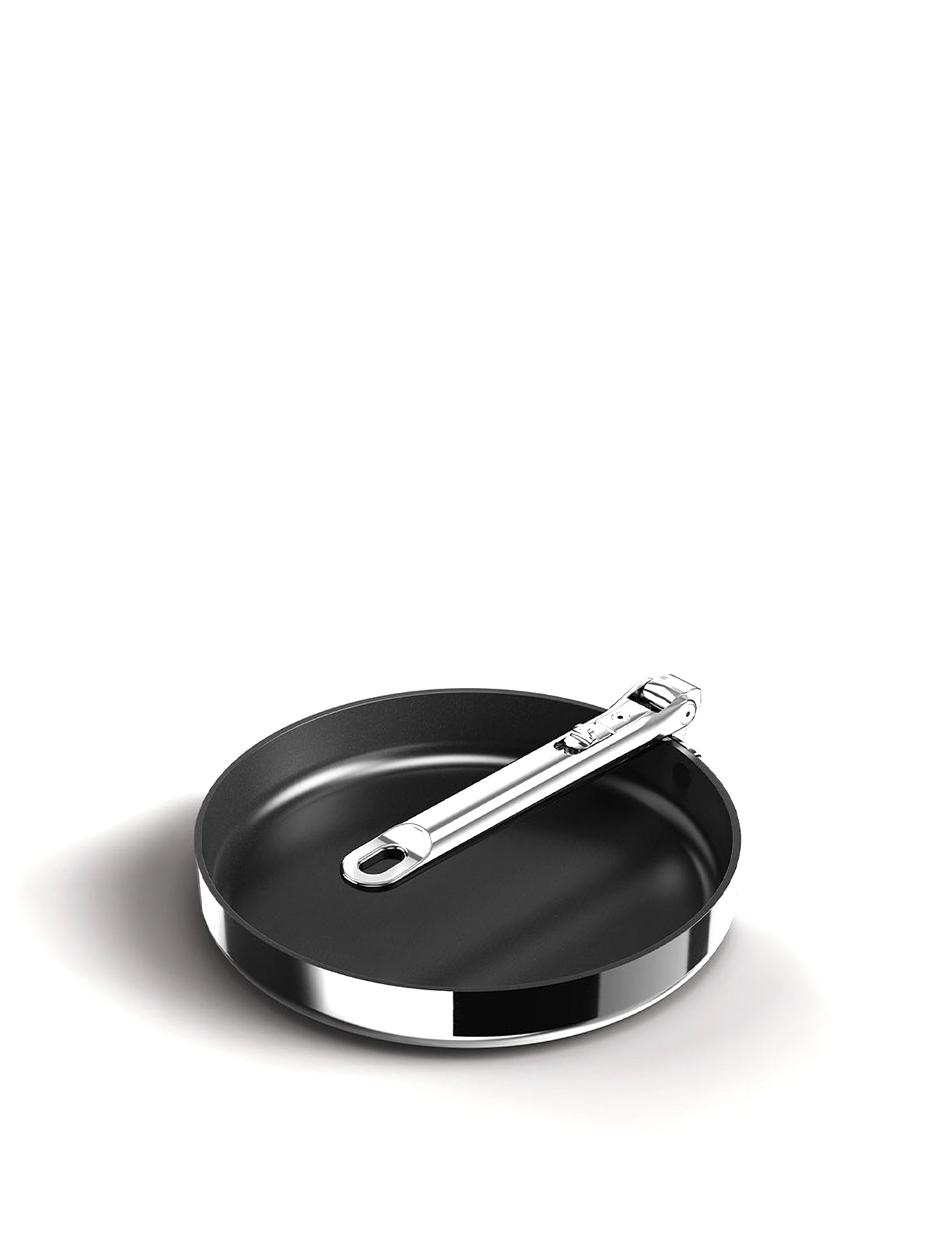 Space Steel Stainless Steel Coated Frying Pan 24cm