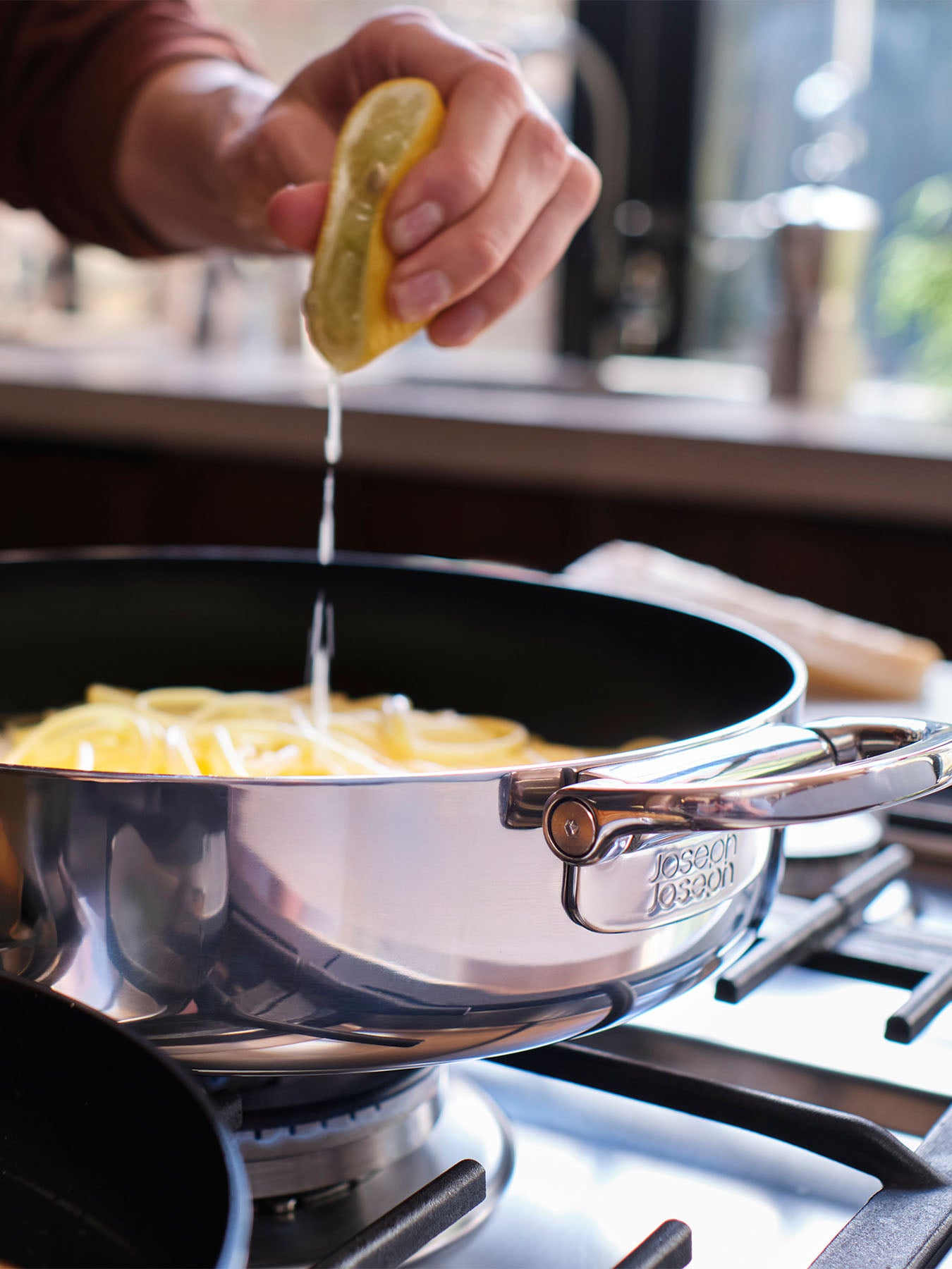 Space Steel Stainless Steel Coated Frying Pan 28cm