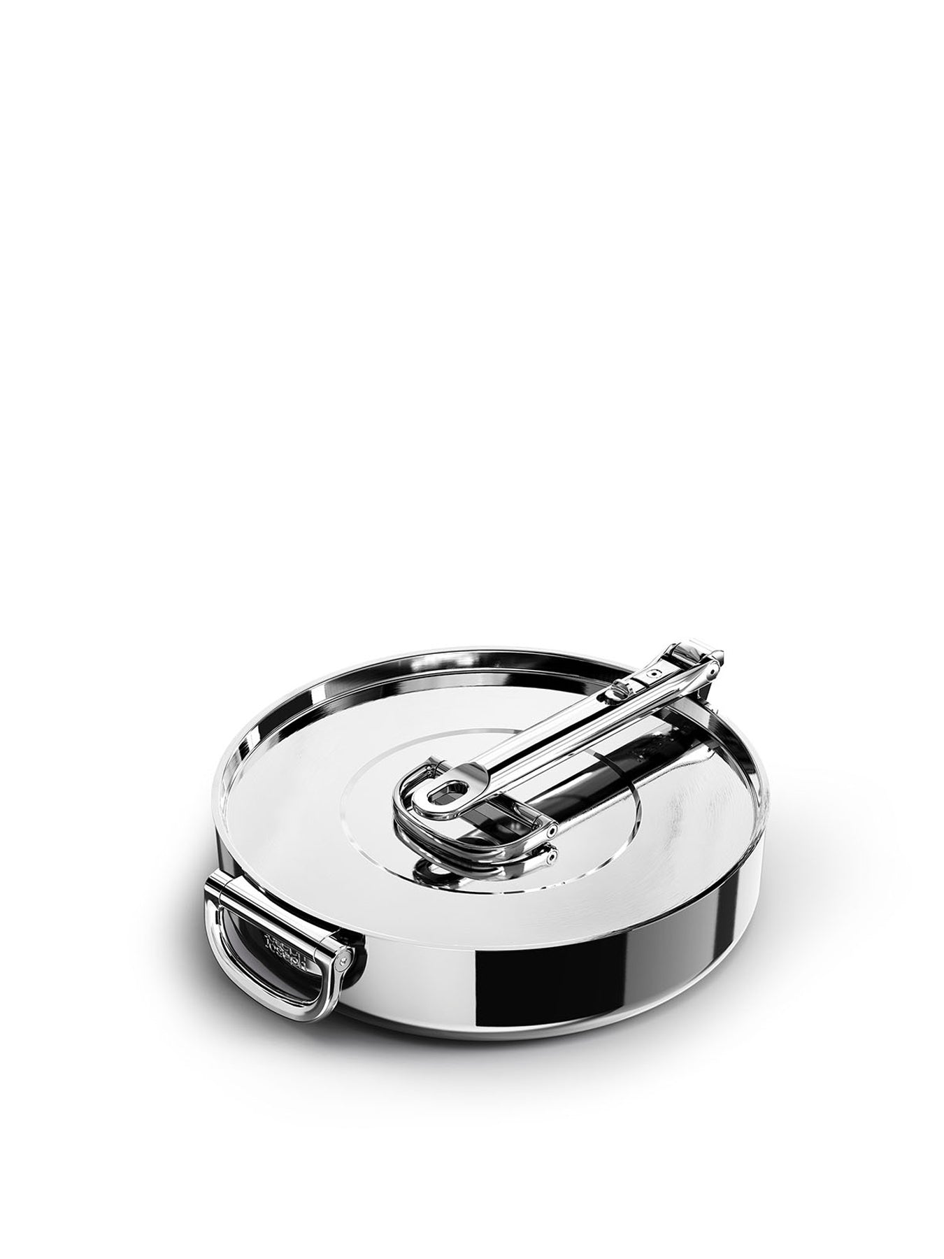 Space Steel Stainless Steel Saute pan with Lid 28cm