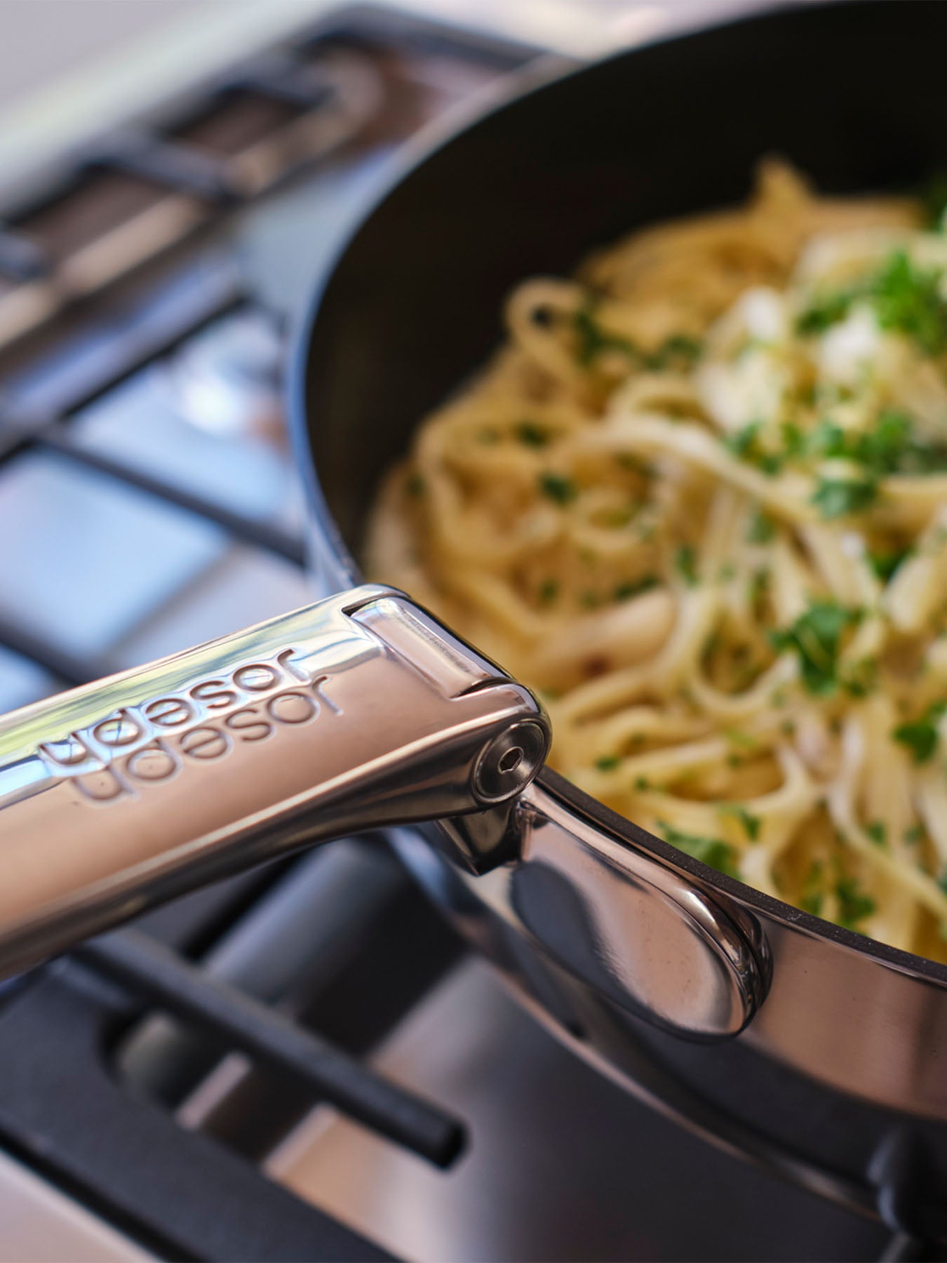 Space Steel Stainless Steel Set of 2 Fry Pan Set