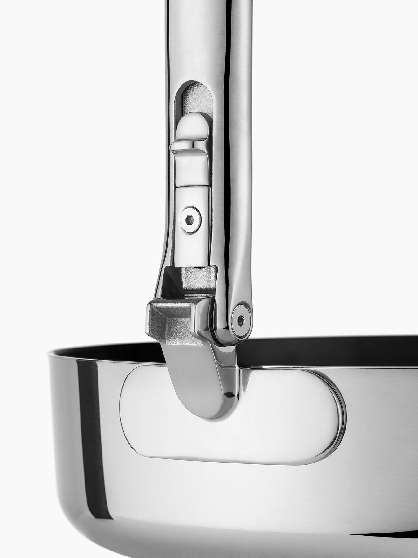 Space Steel Stainless Steel Set of 2 Fry Pan Set