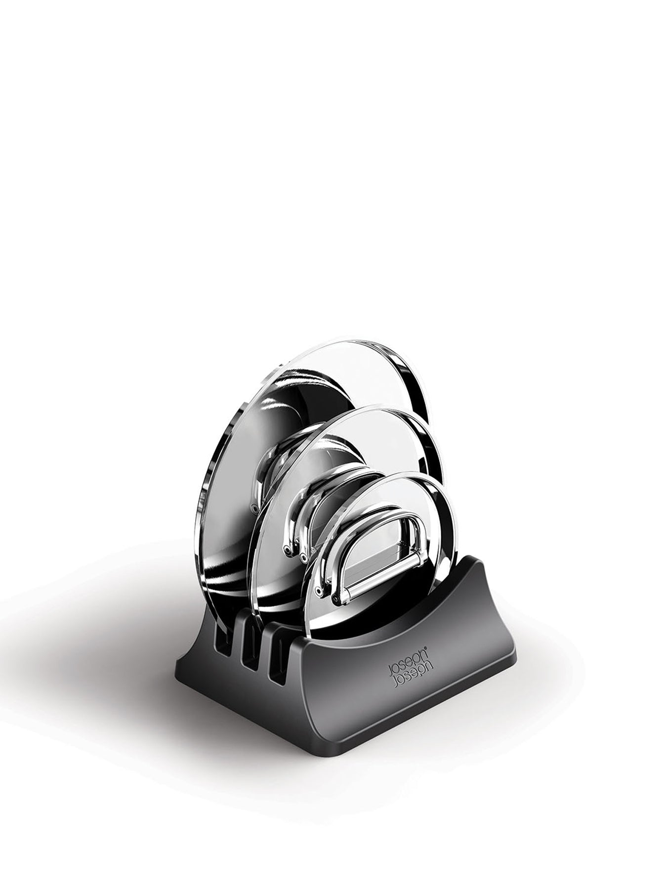 Space Steel 3 Piece Stainless Steel Saucepan Set