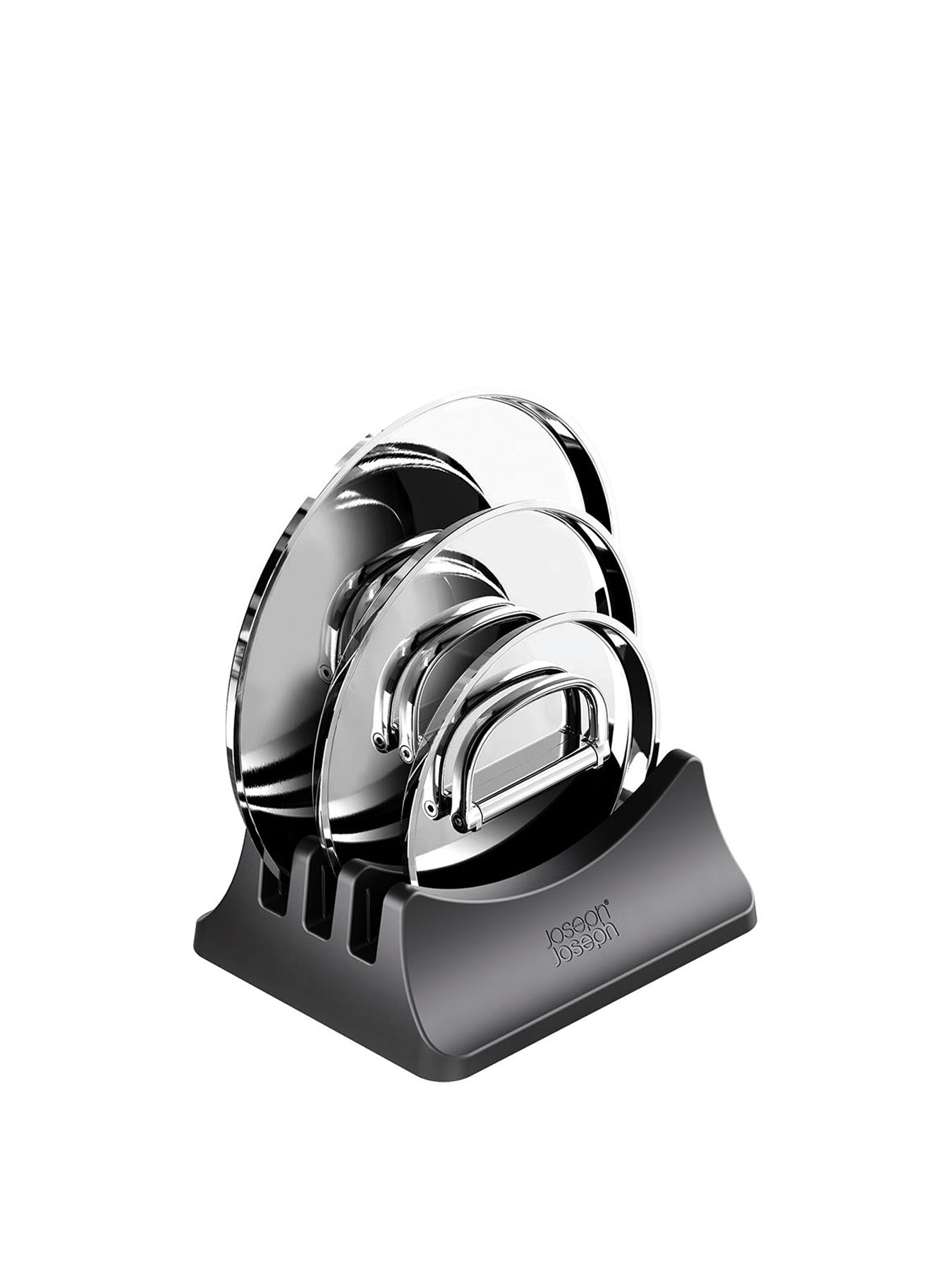 Space Steel 5 Piece Stainless Steel Saucepan Set