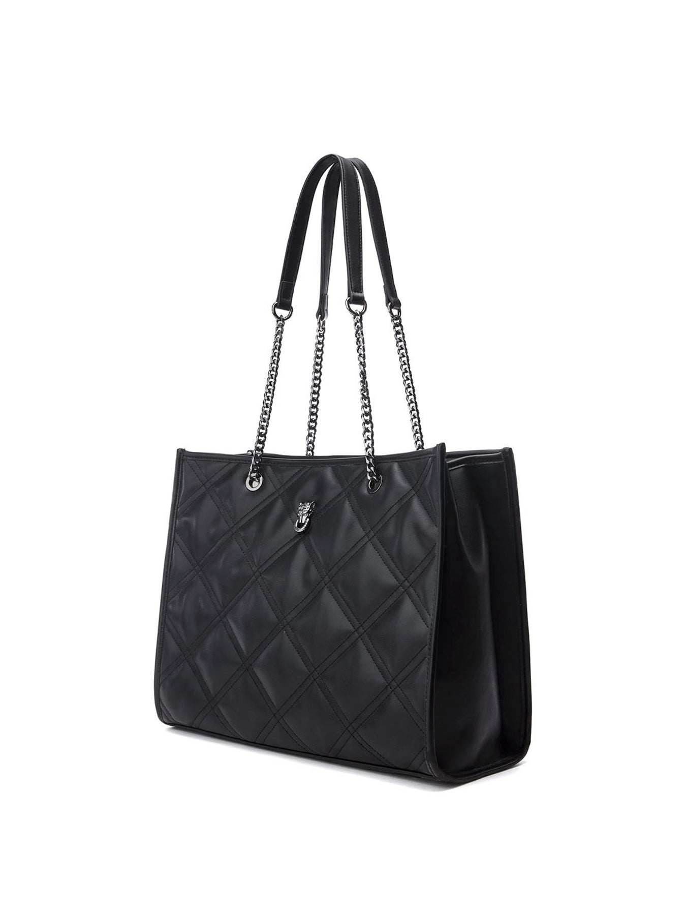 Black Becca Quilted Shoulder Bag