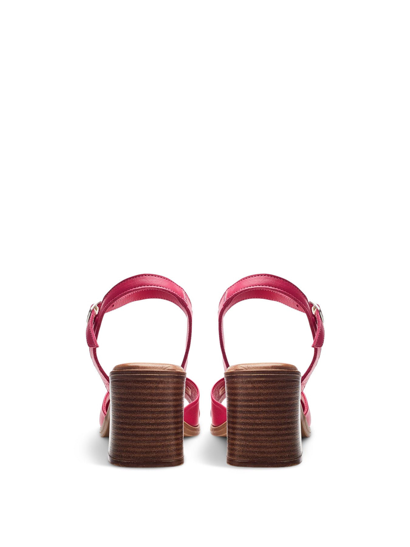 Pink Lanie Block Heel Sandals