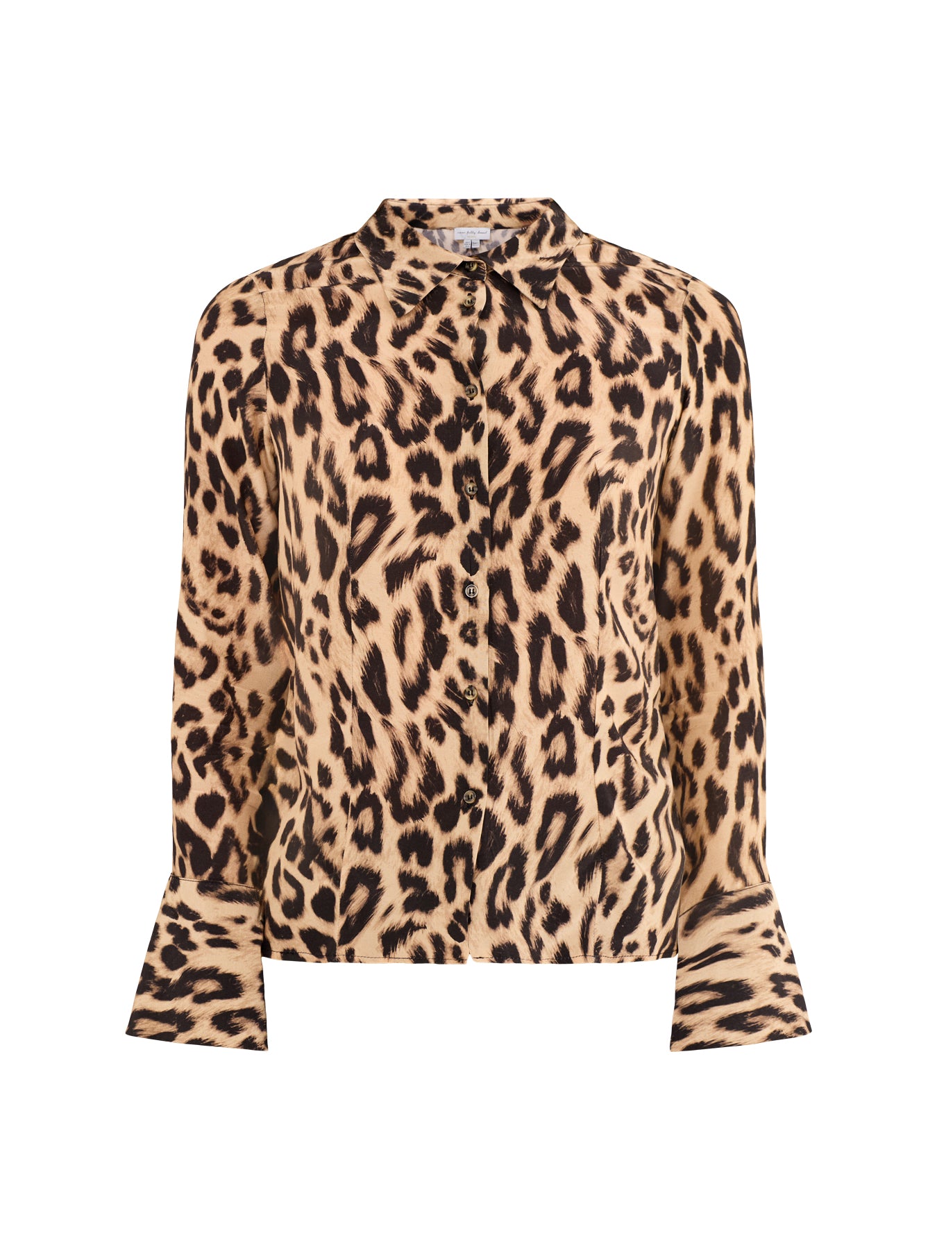 Leopard Long Sleeve Shirt Brown