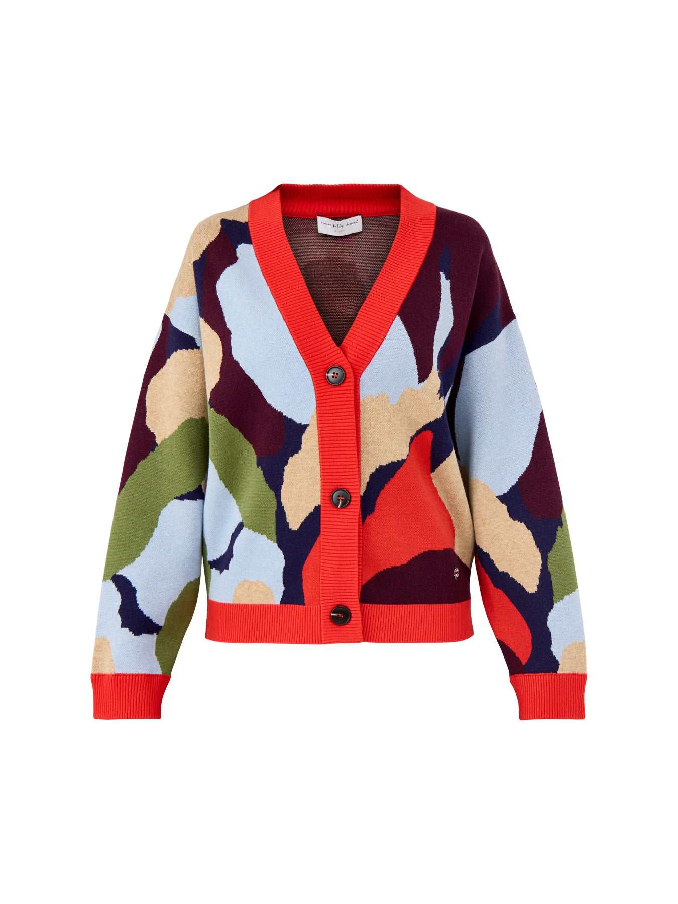 Navy Abstract Callie Cardigan