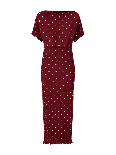 Tilly Midi Dress Red  Fenwick