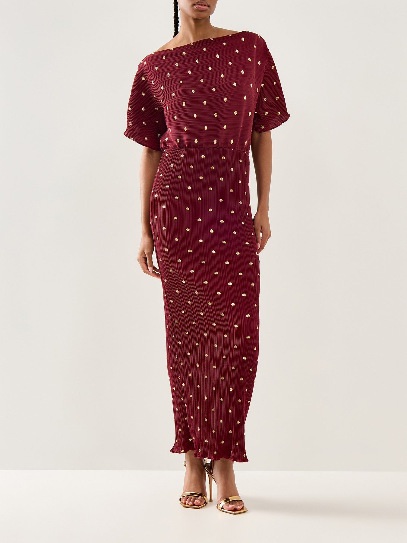 Tilly Midi Dress Red