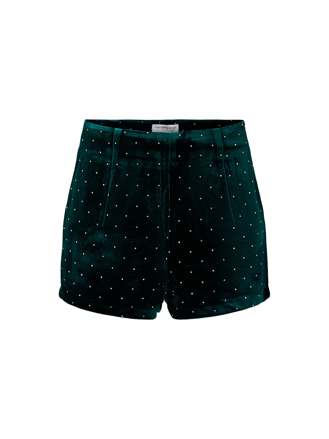 Velvet Shorts Green