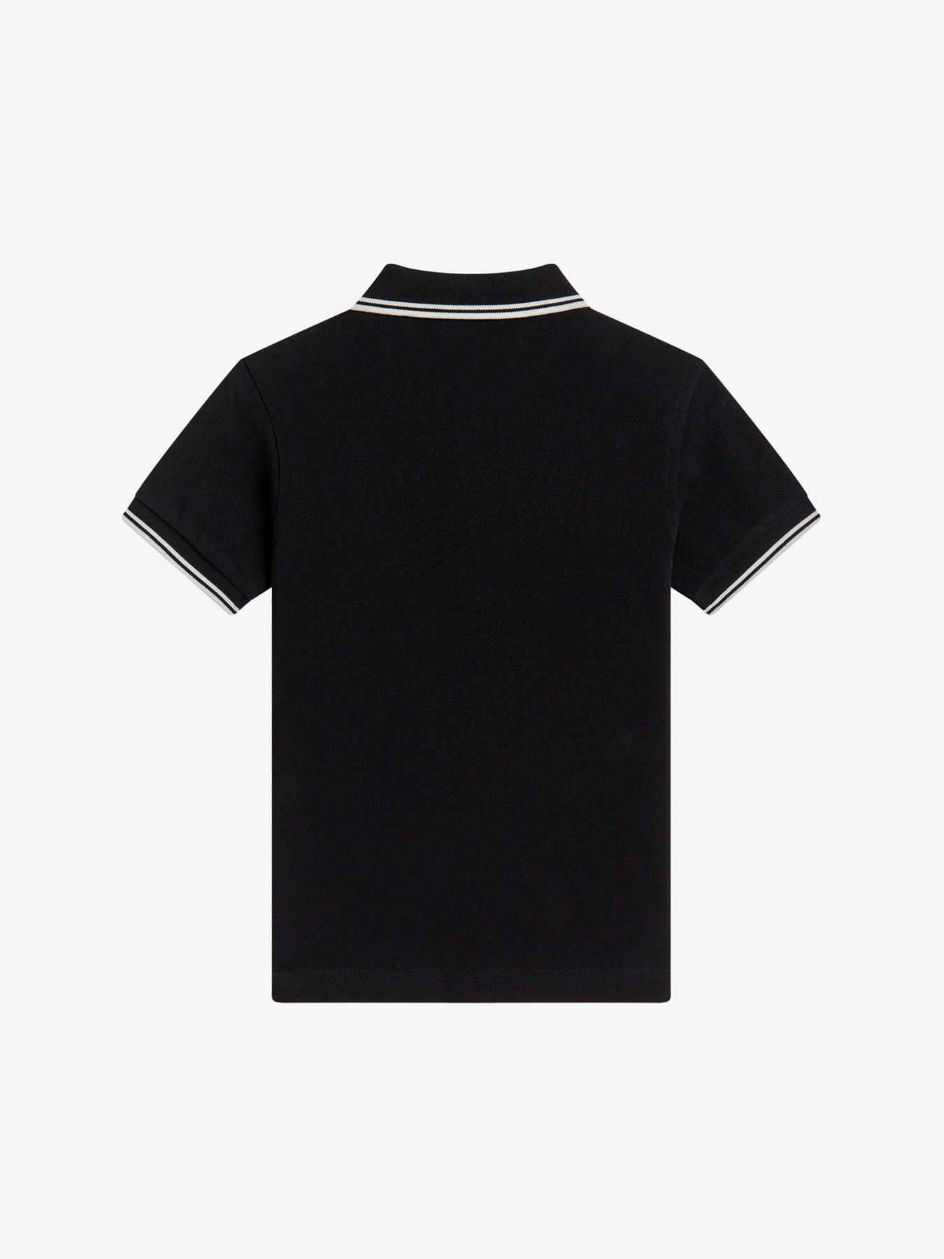 Twin Tipped Polo Shirt Black