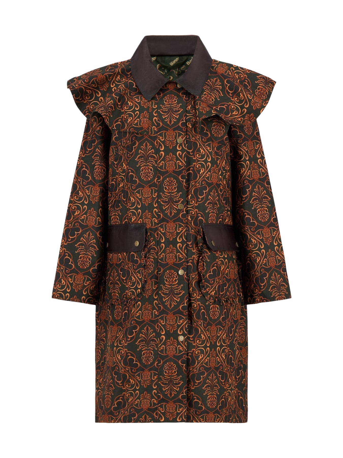 Womens Barbour X Farm Rio Luana Wax Jacket