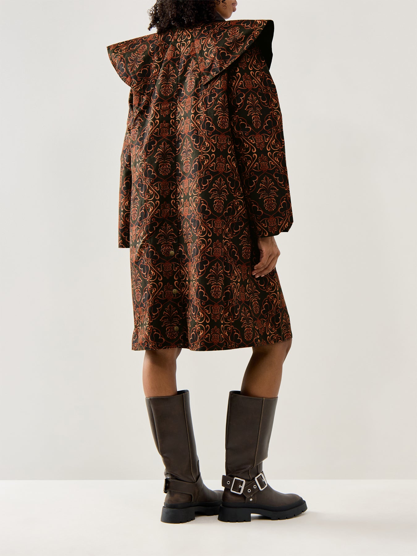 Womens Barbour X Farm Rio Luana Wax Jacket