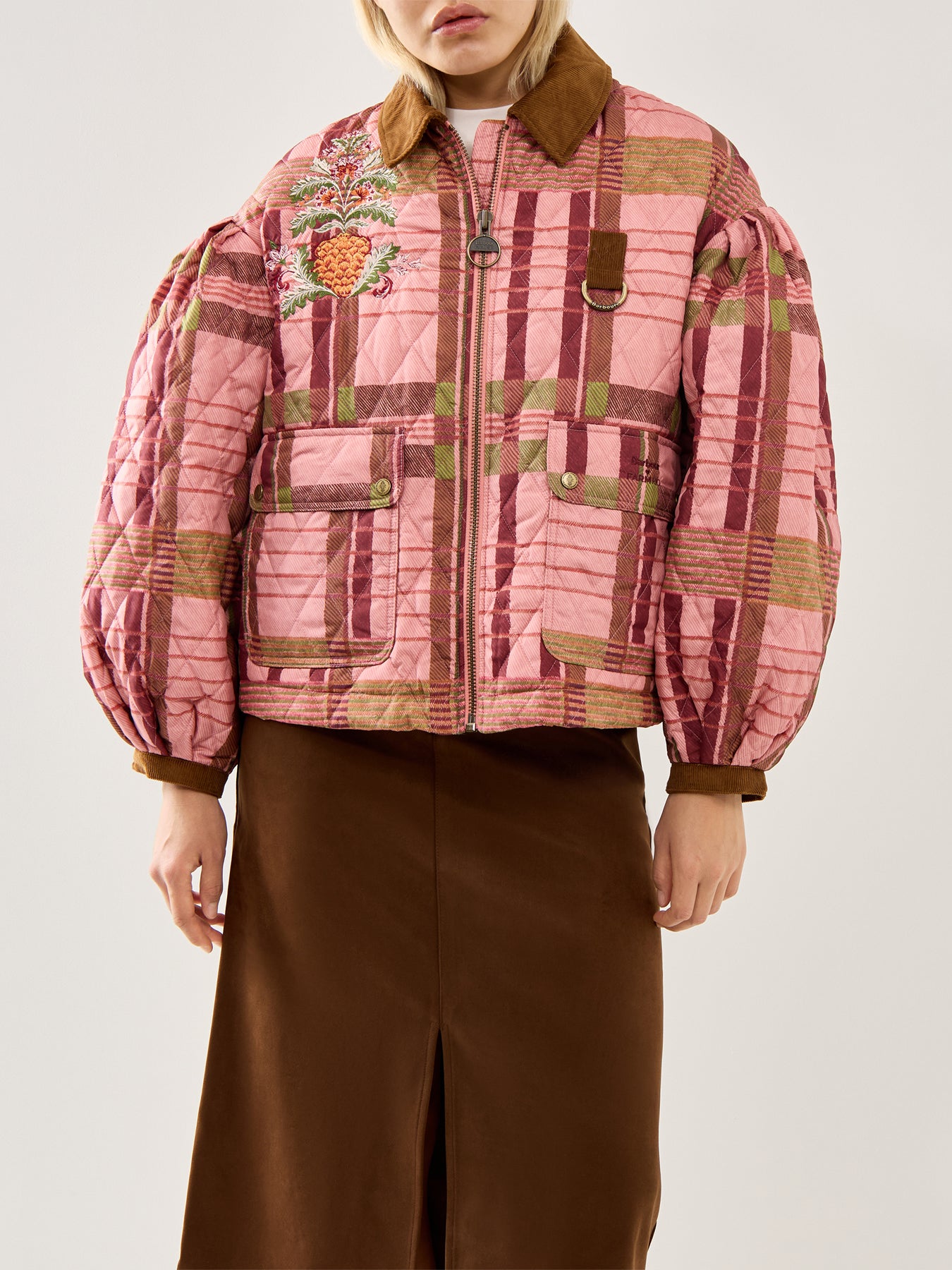 Barbour X Farm Rio Ana-Clara Quilt Jacket