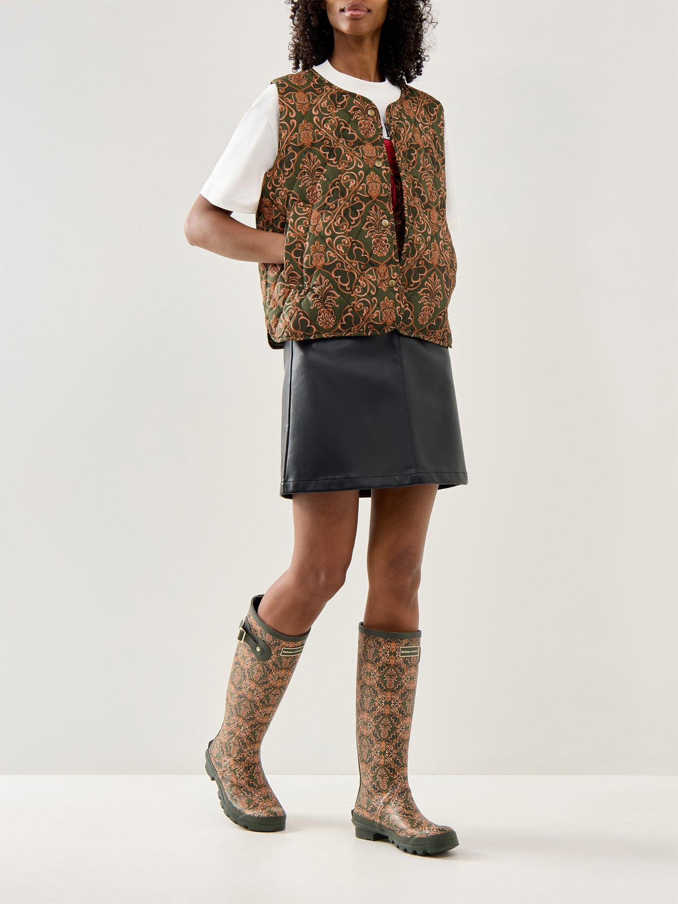 Womens Barbour X Farm Rio Fernanda Liner