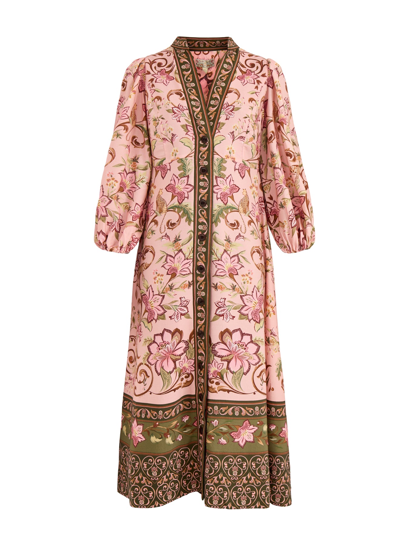 Alice Maxi Dress Tropical Print