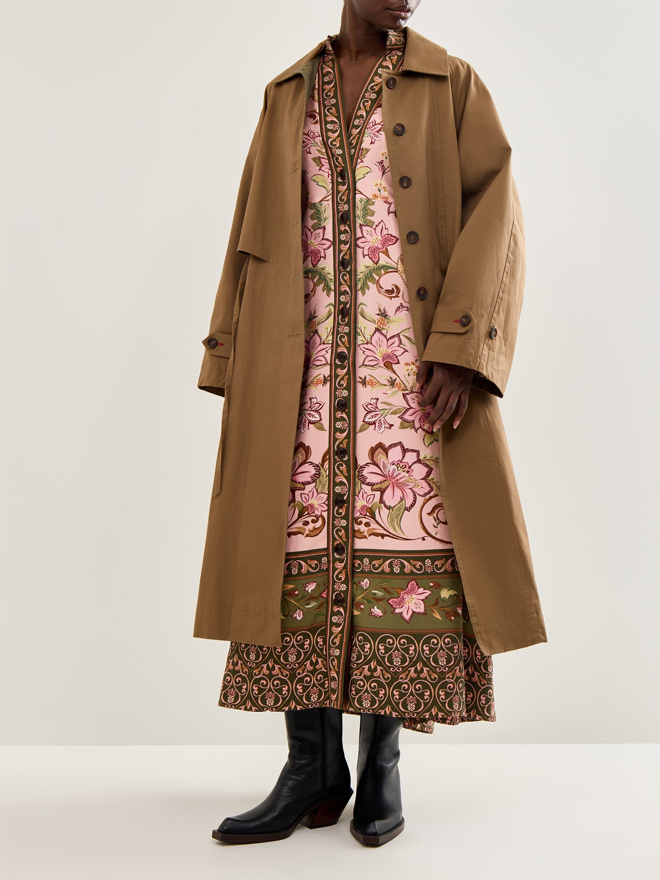 Alice Maxi Dress Tropical Print