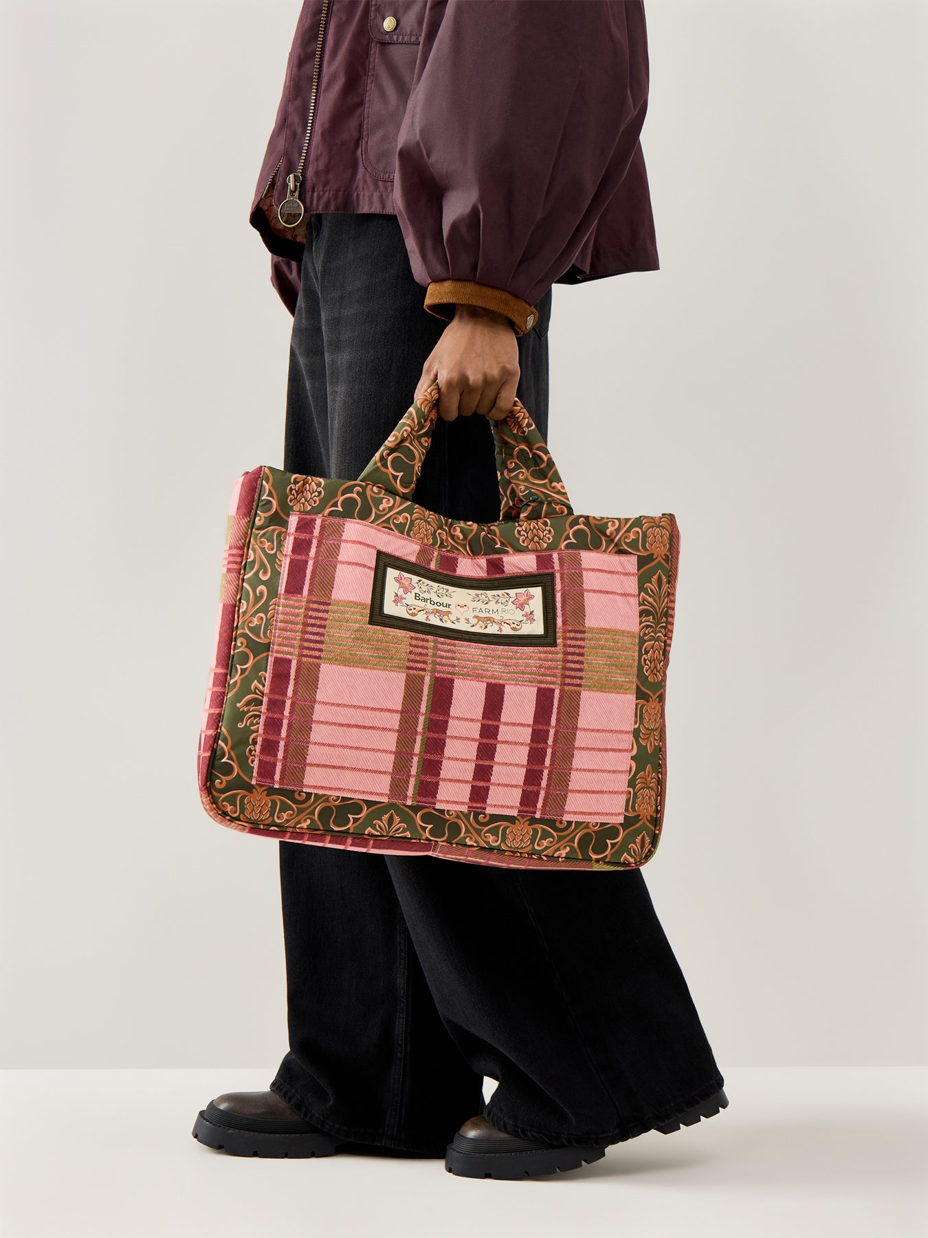 Barbour X Farm Rio Maria Clara Tote Bag