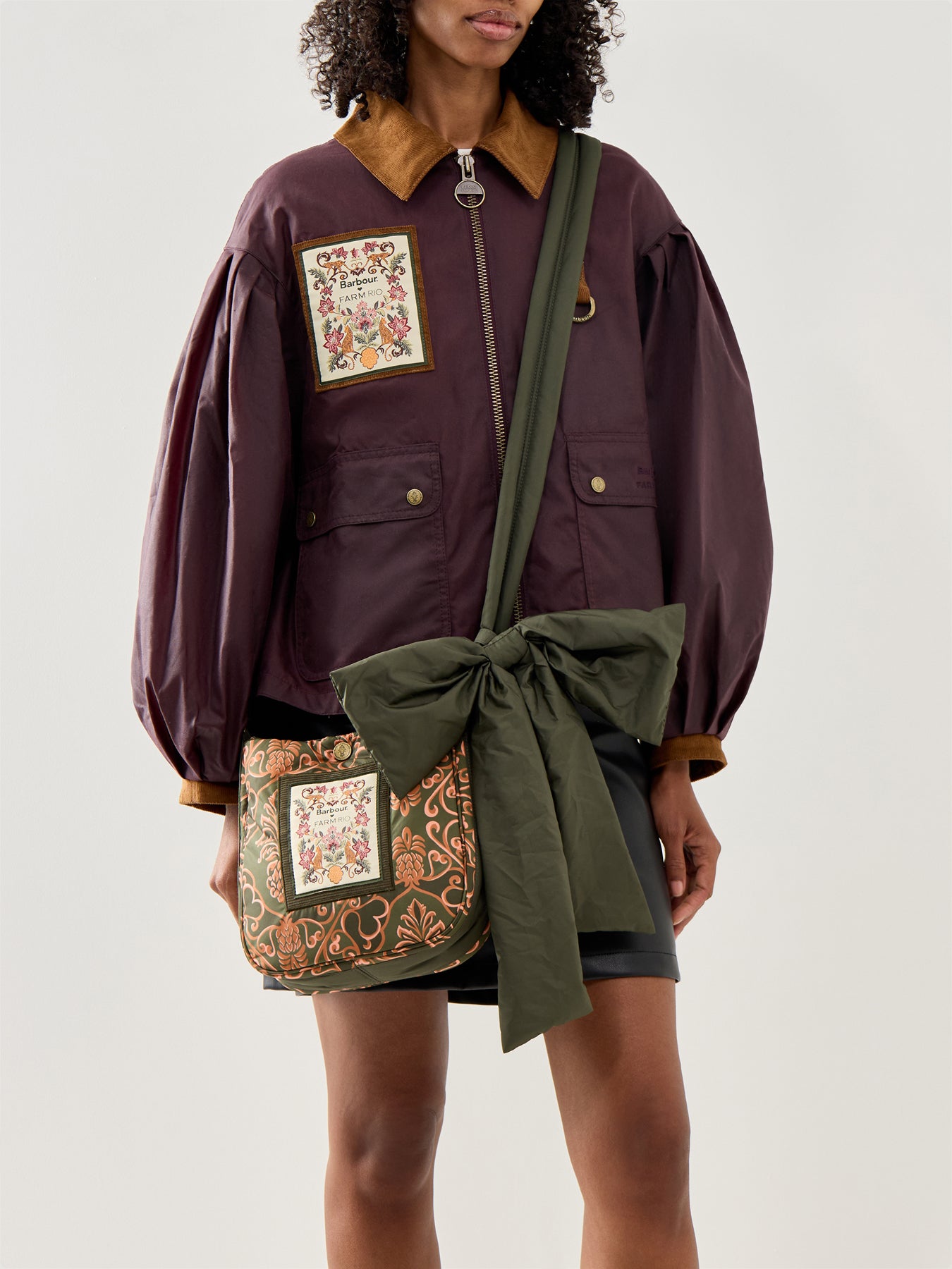 Barbour X Farm Rio Ana Clara Bow Bag
