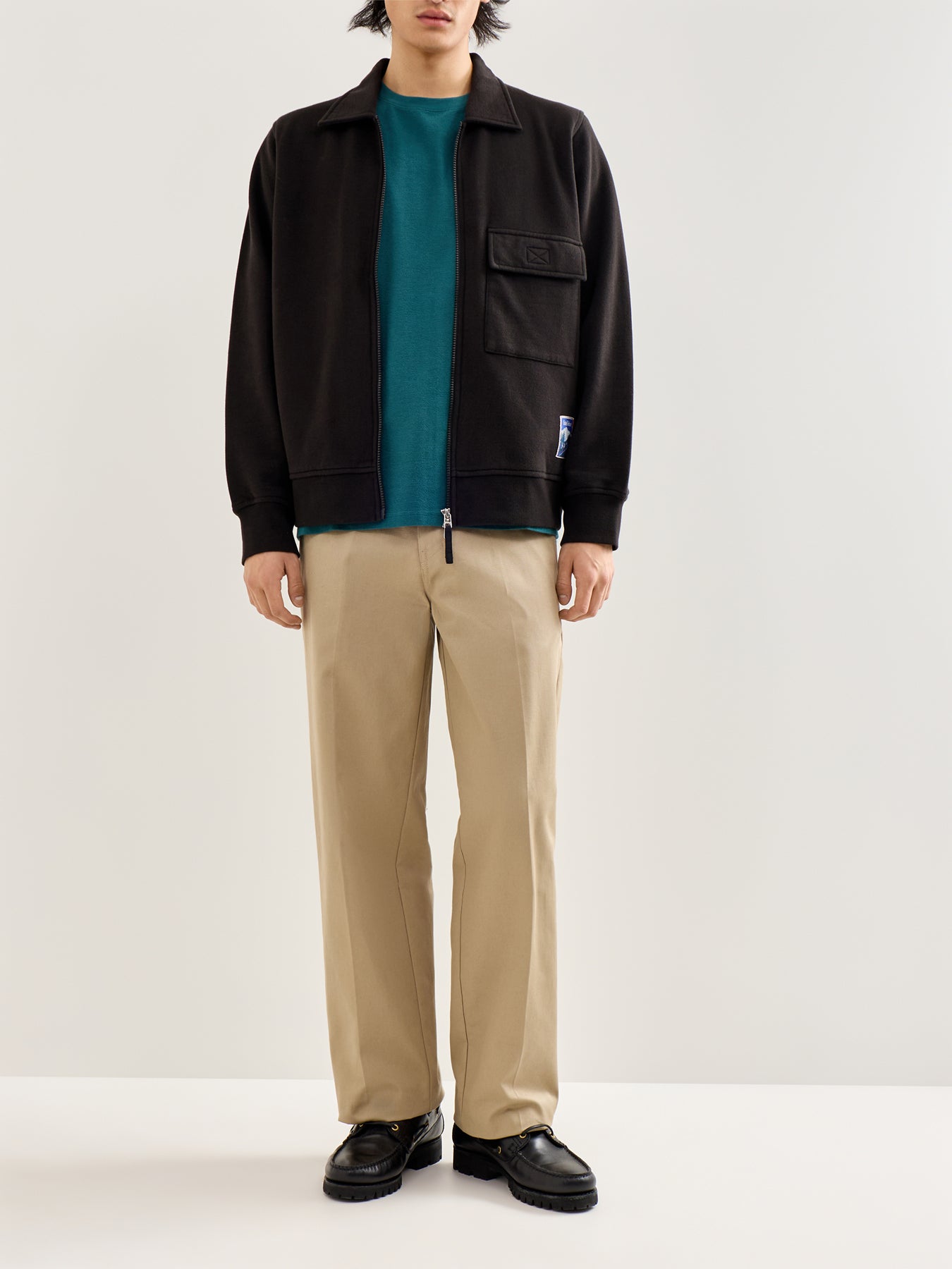 Tyler Sweat Jacket Black