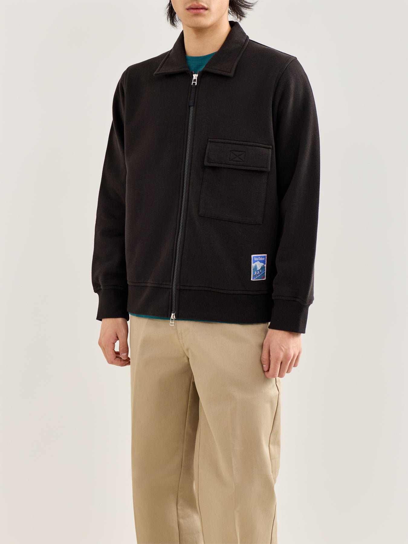 Tyler Sweat Jacket Black