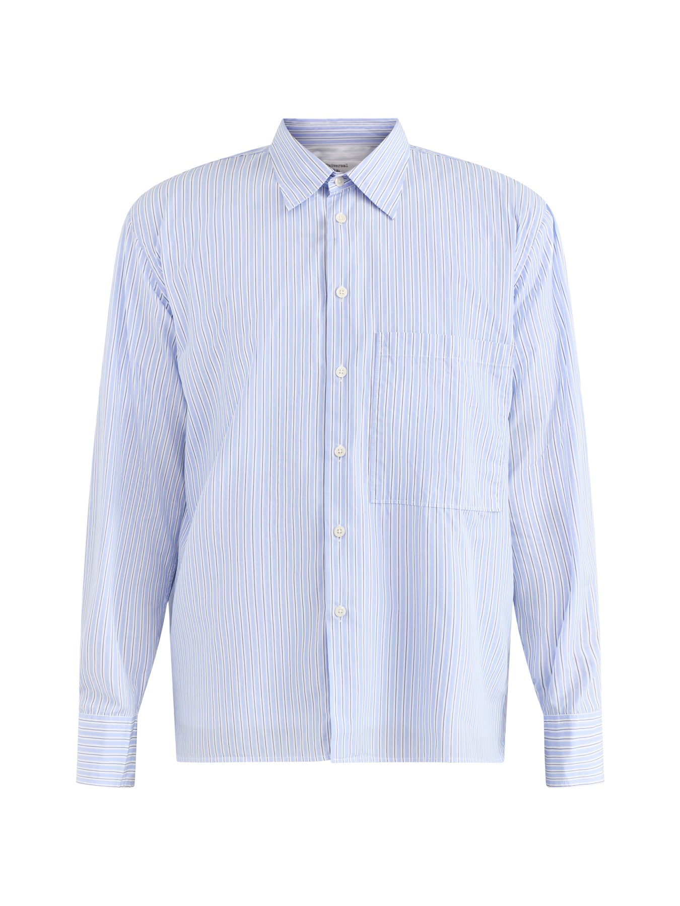 Square Pocket Shirt Blue