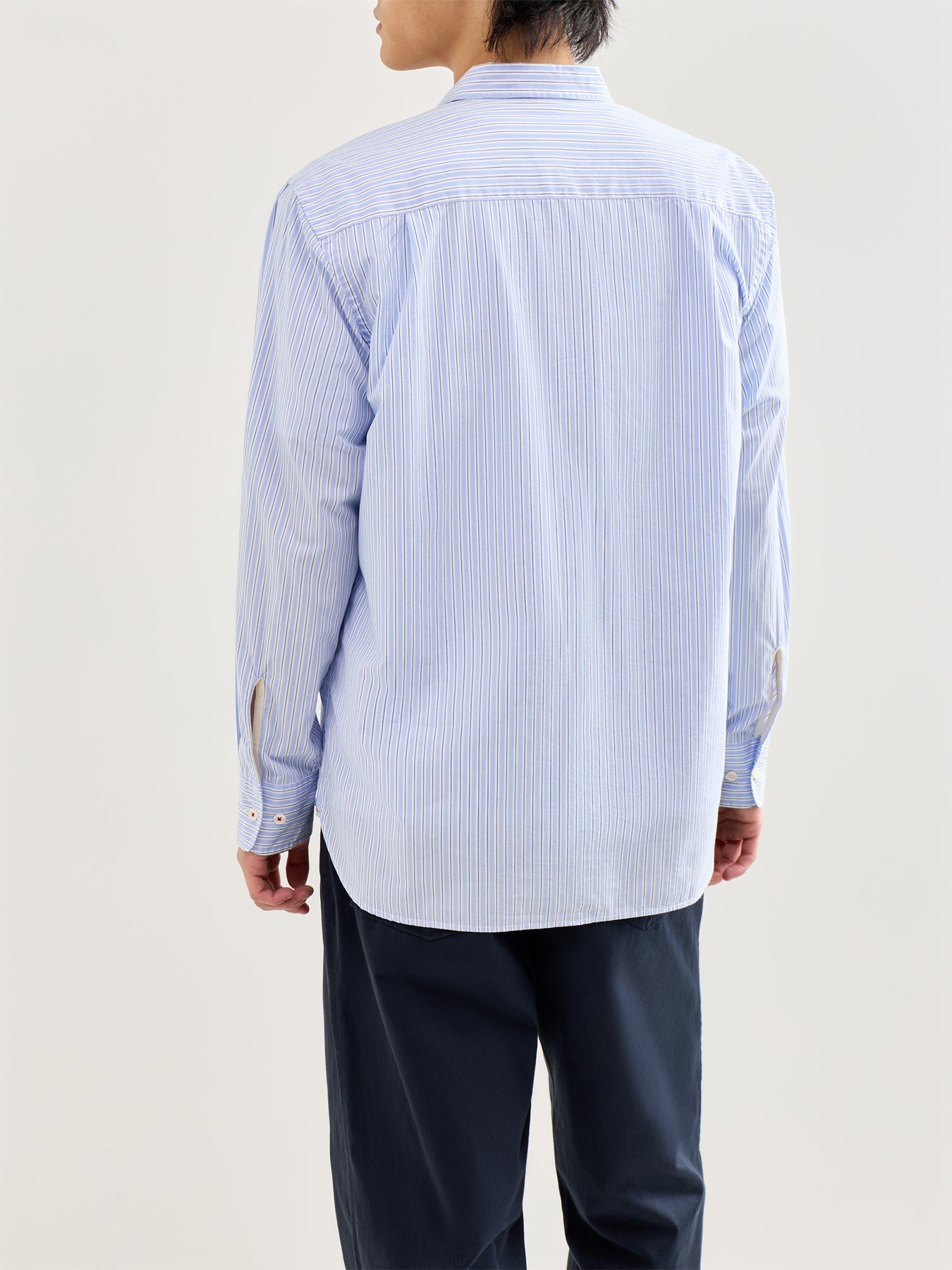 Square Pocket Shirt Blue