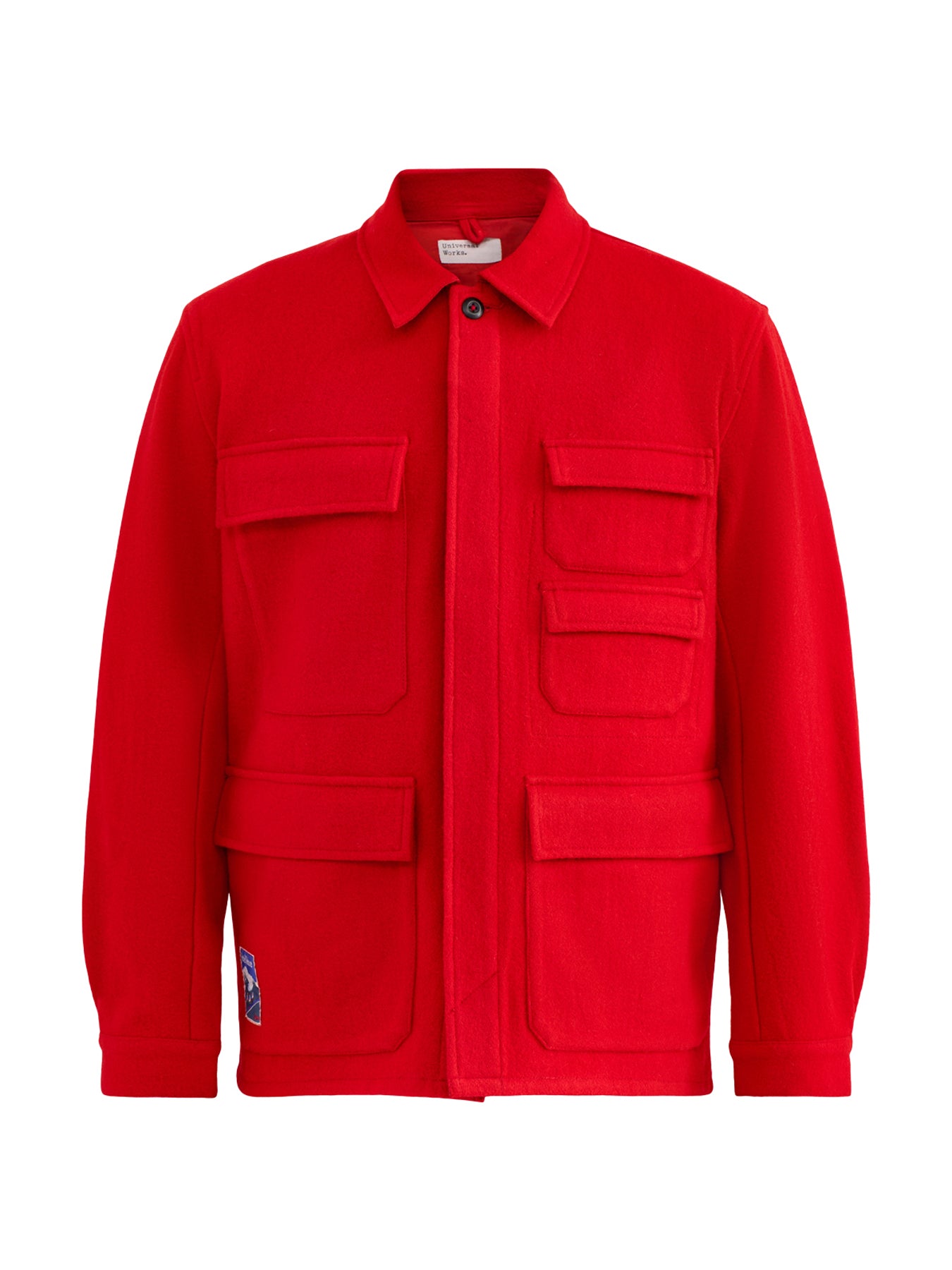 Military Fatigue Jacket Red