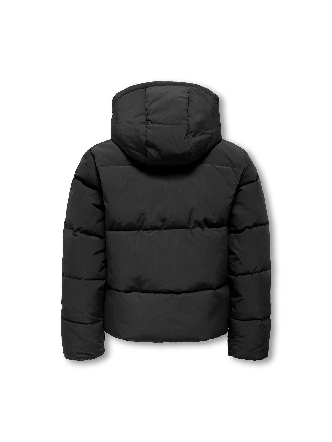 Girls’ Short Puffer Jacket Black