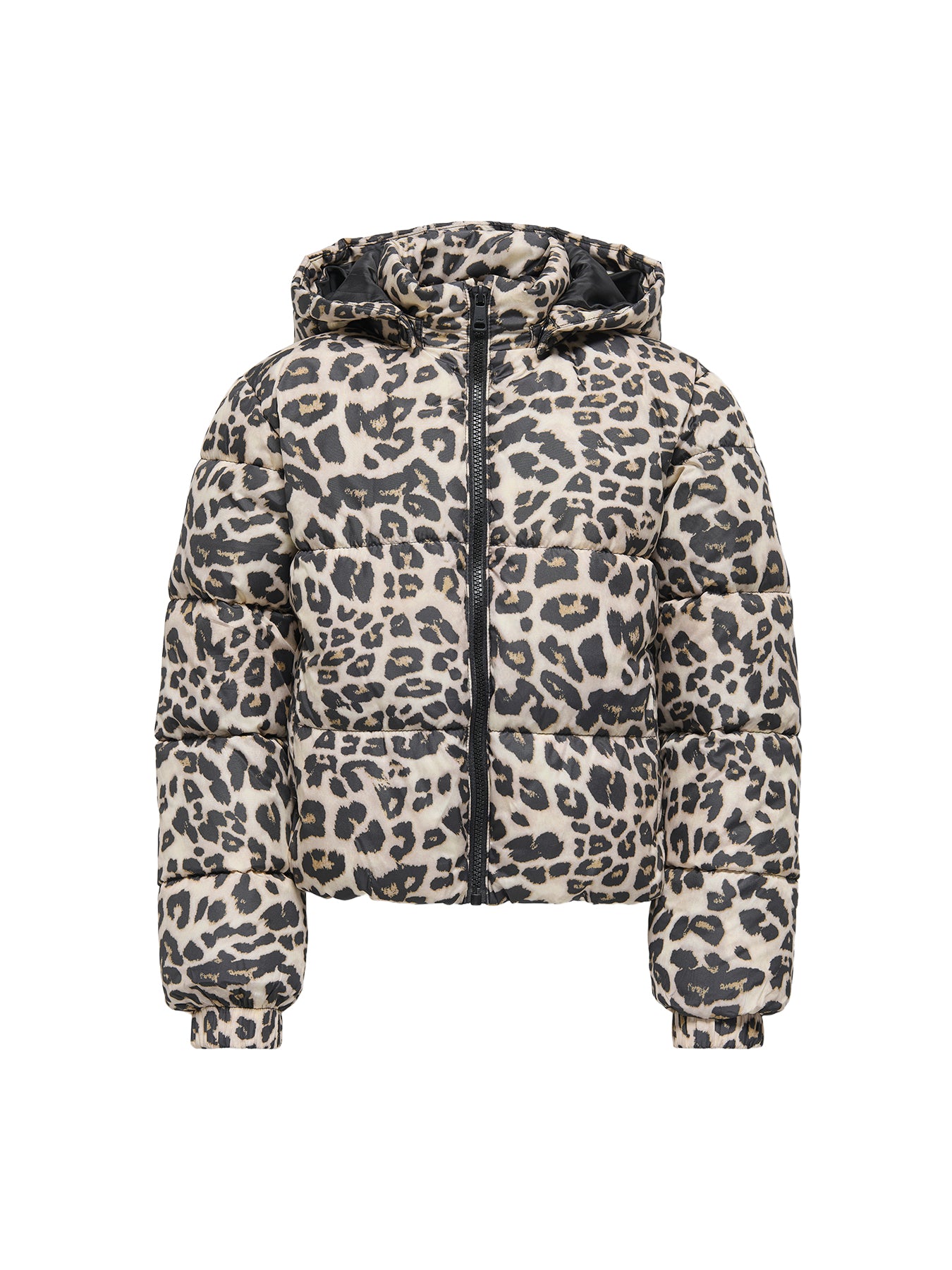 Only Short Puffer Jacket Silver Mink