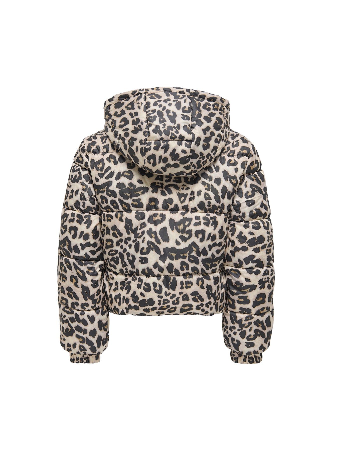 Only Short Puffer Jacket Silver Mink