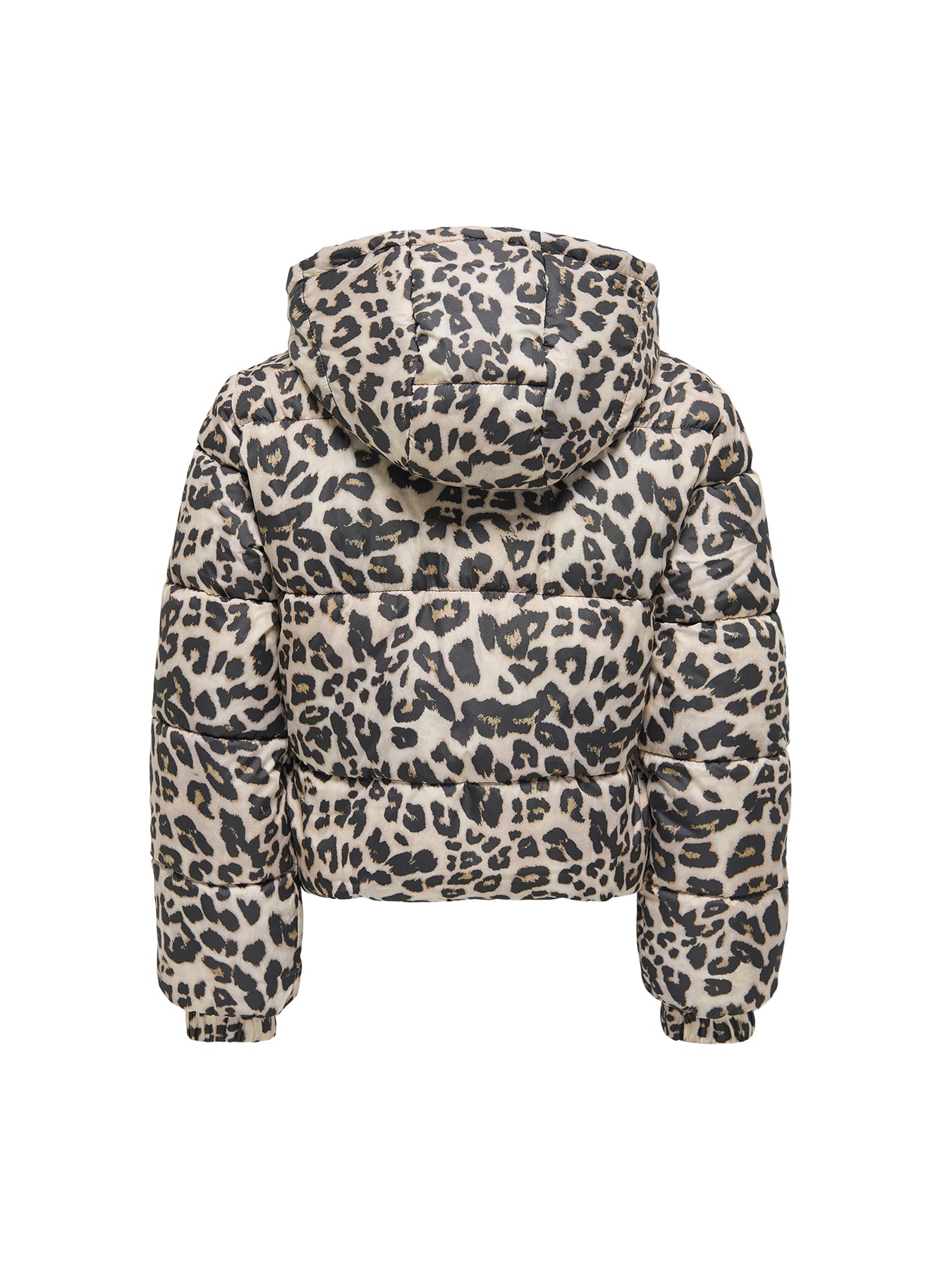 Only Short Puffer Jacket Silver Mink