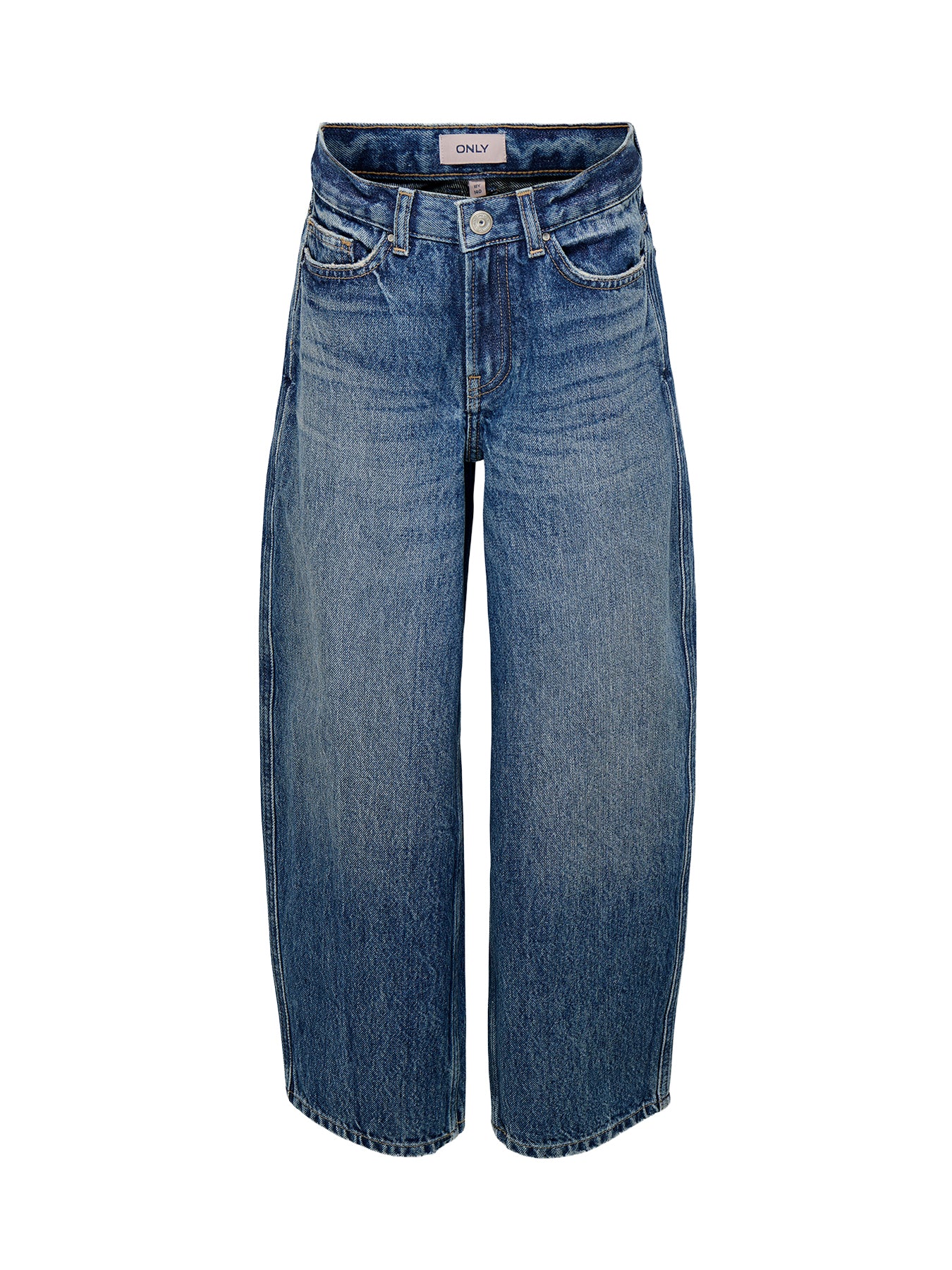 Girls’ Barrel Leg Denim Jeans Blue