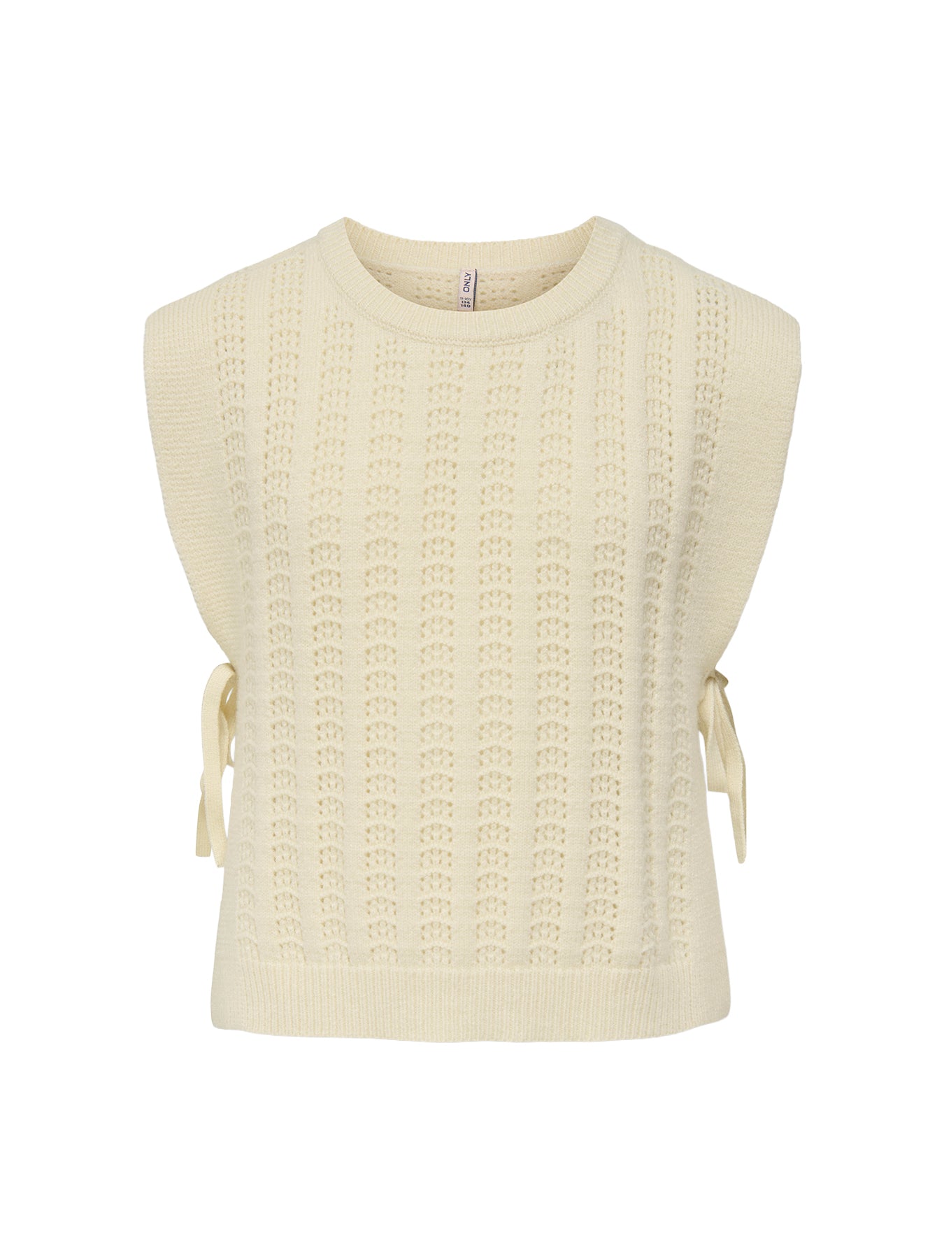 Girls’ Cotton Knit Vest Cream