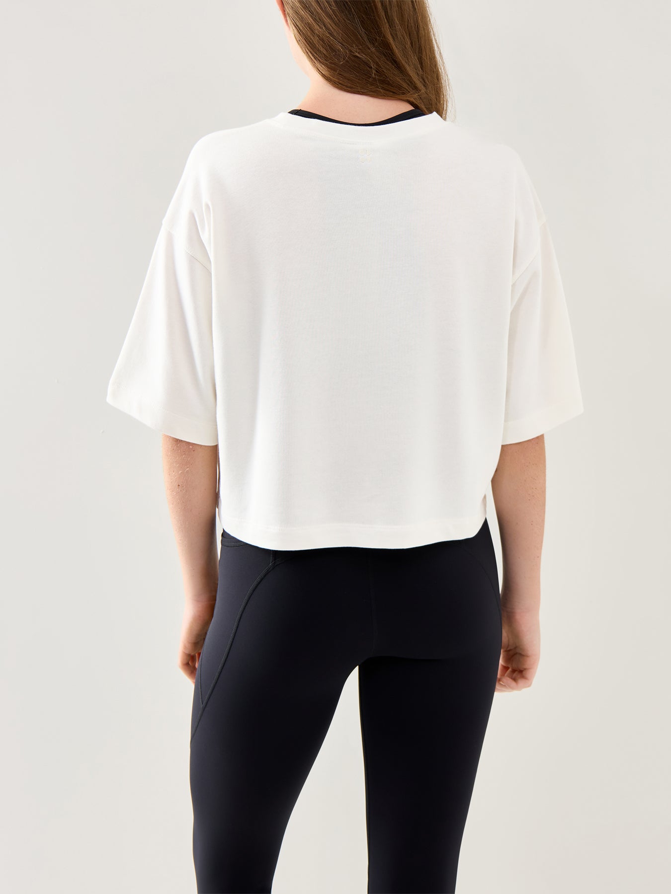 After Class Short Sleeve Sweatshirt Lily White
