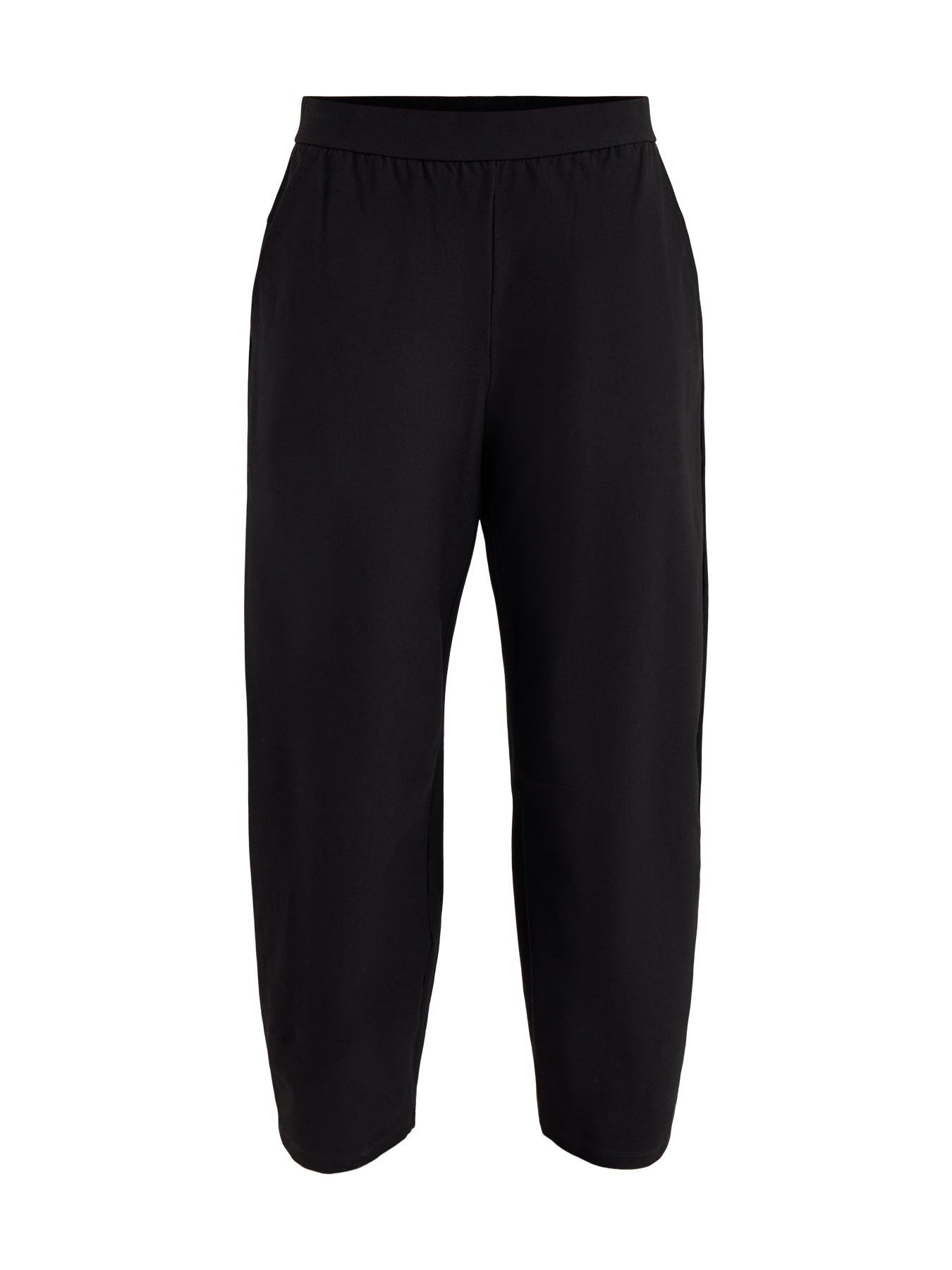 Ankle Barrel Pant W Pockets Black