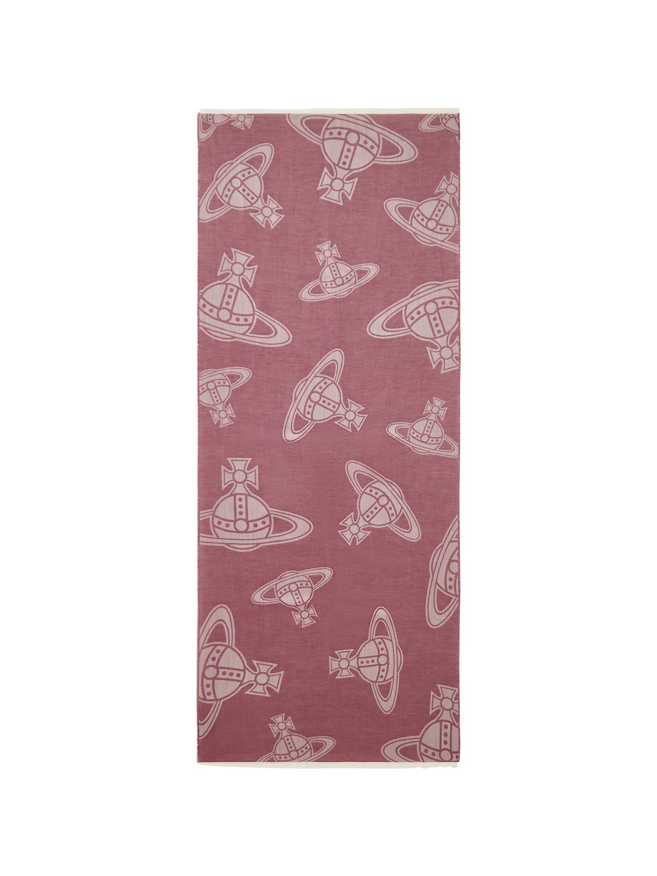 Orb Silk & Wool Mix Stole in Oxblood