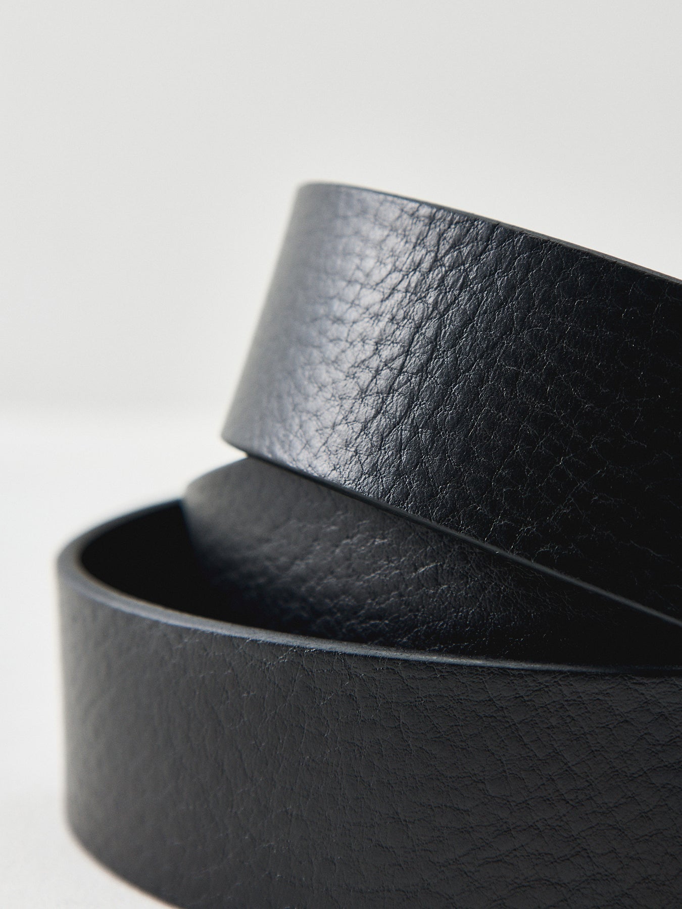 Elio Leather Belt Black
