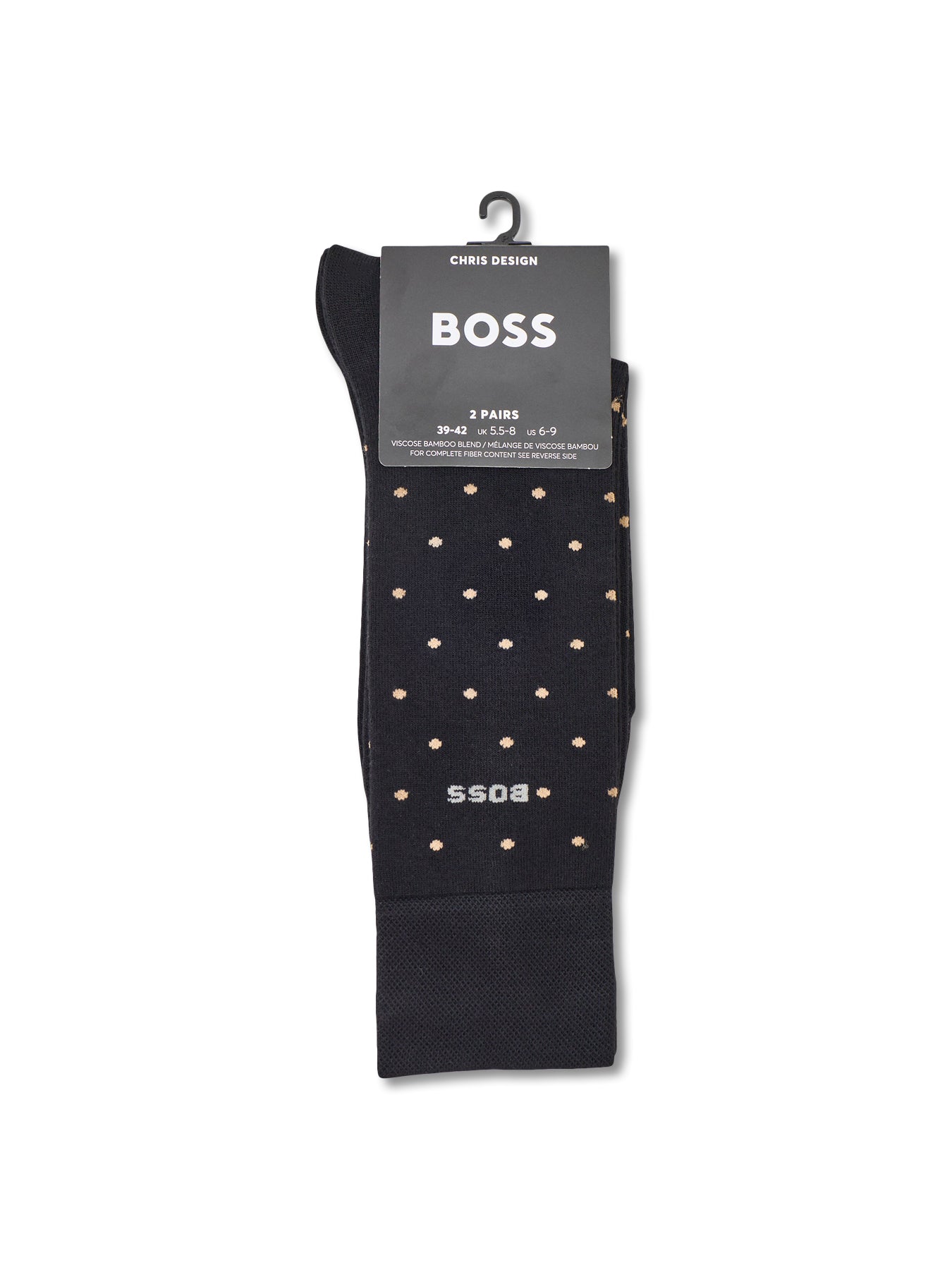2 Pack Bamboo Minidot Crew Socks