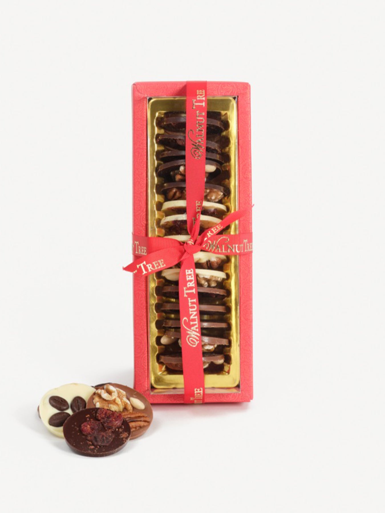 Assorted Chocolate Discs with Toppings