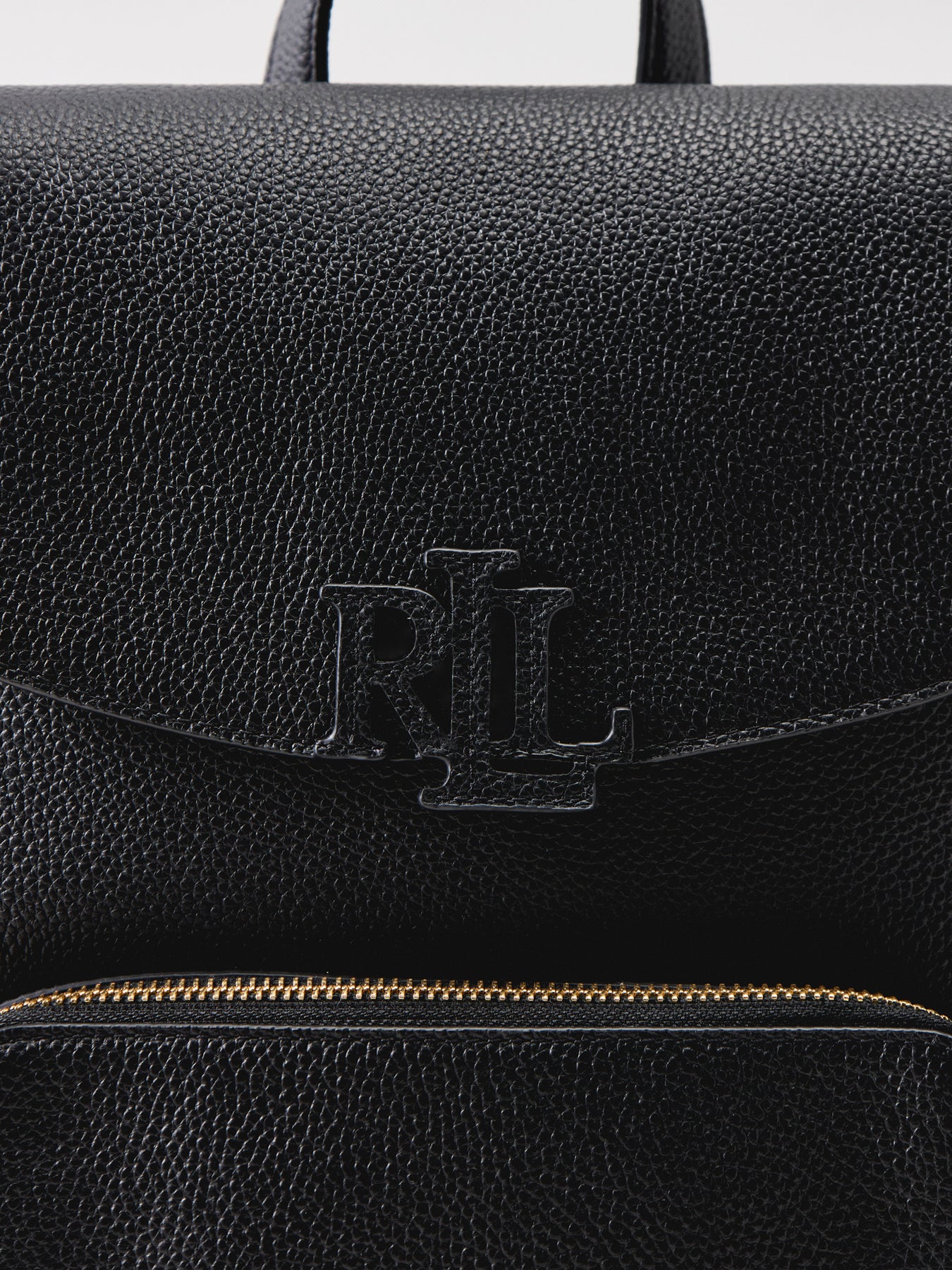 Cameryn Medium Leather Backpack Black