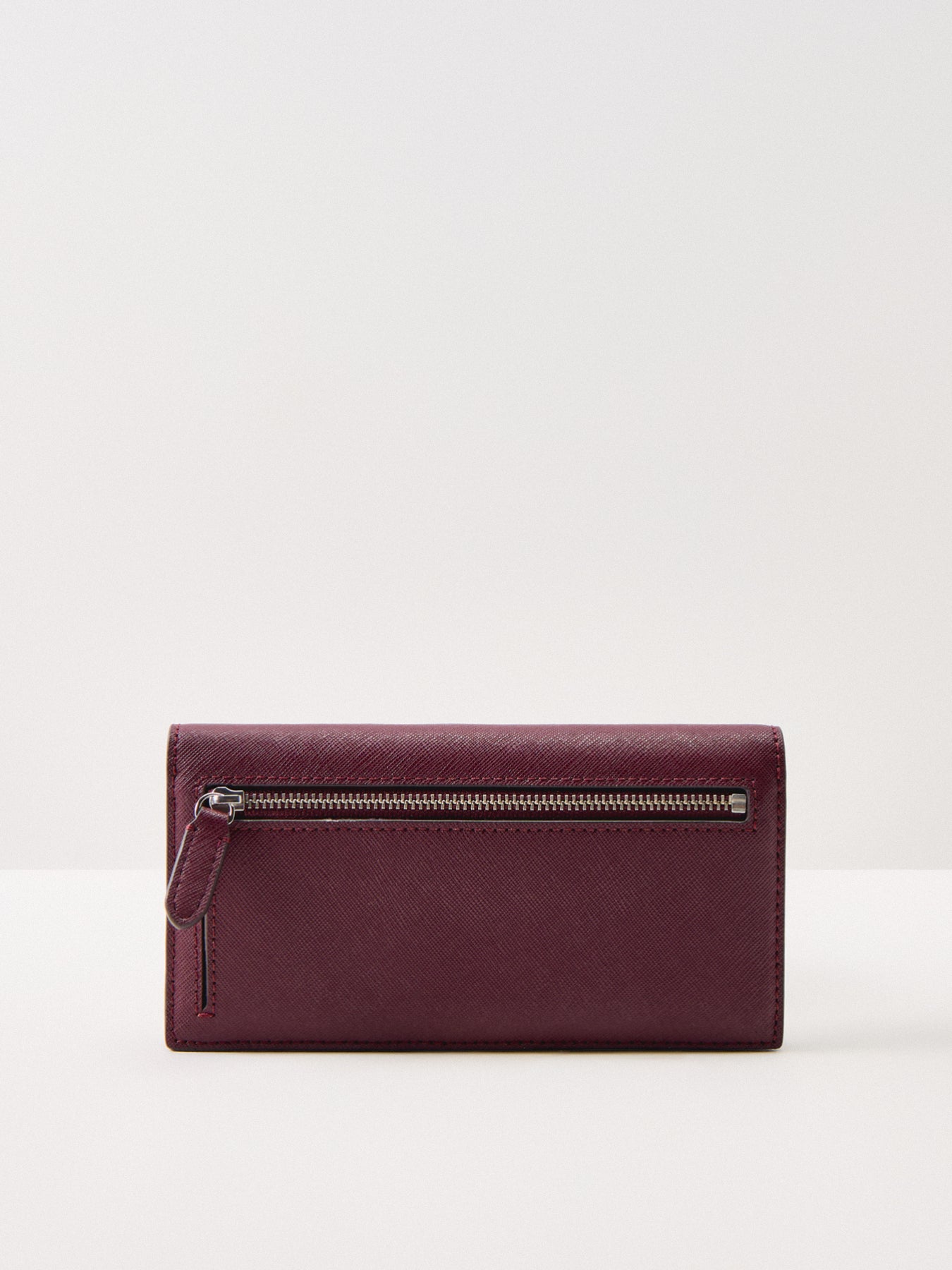Medium Slim Wallet Dark Garnet