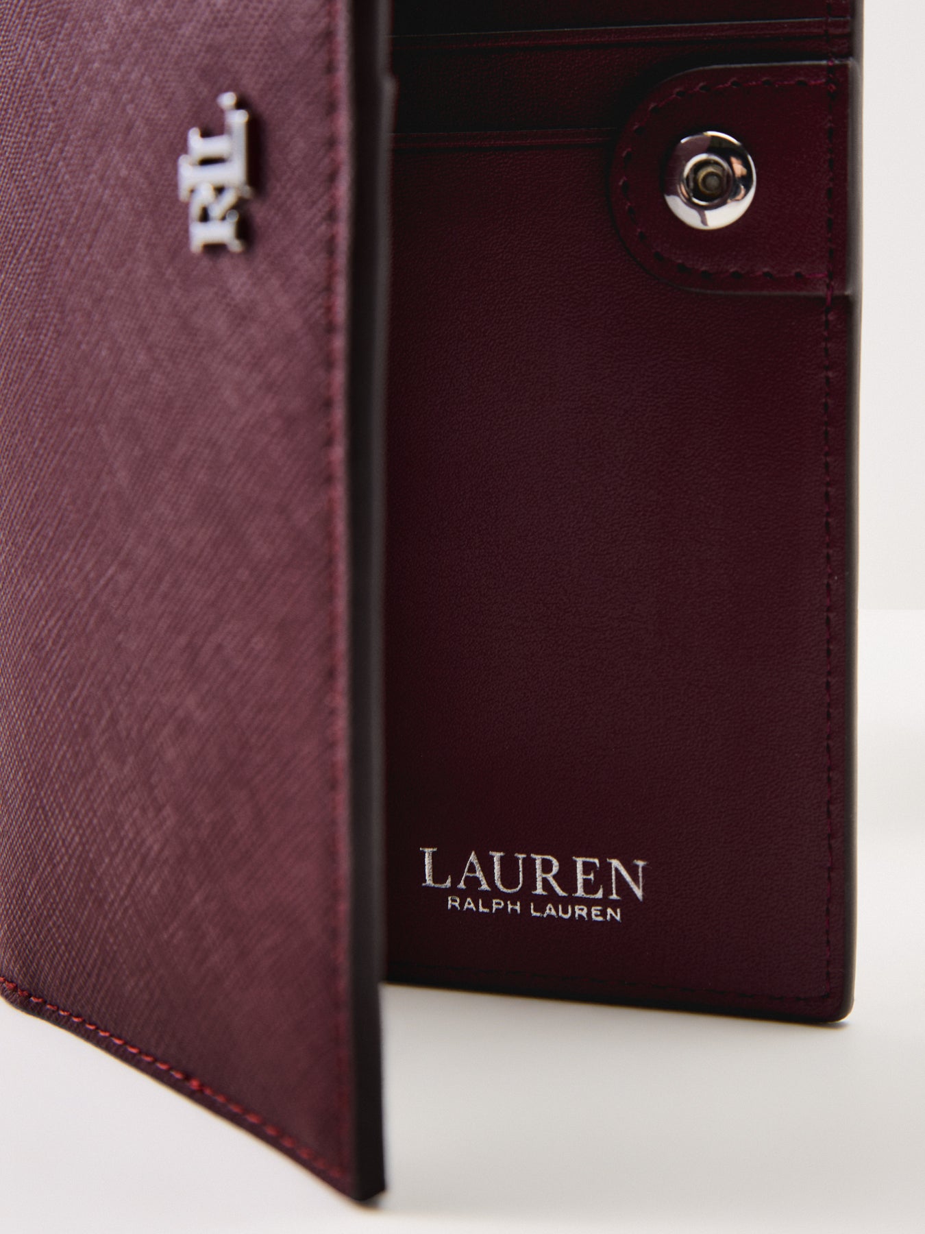 Medium Slim Wallet Dark Garnet