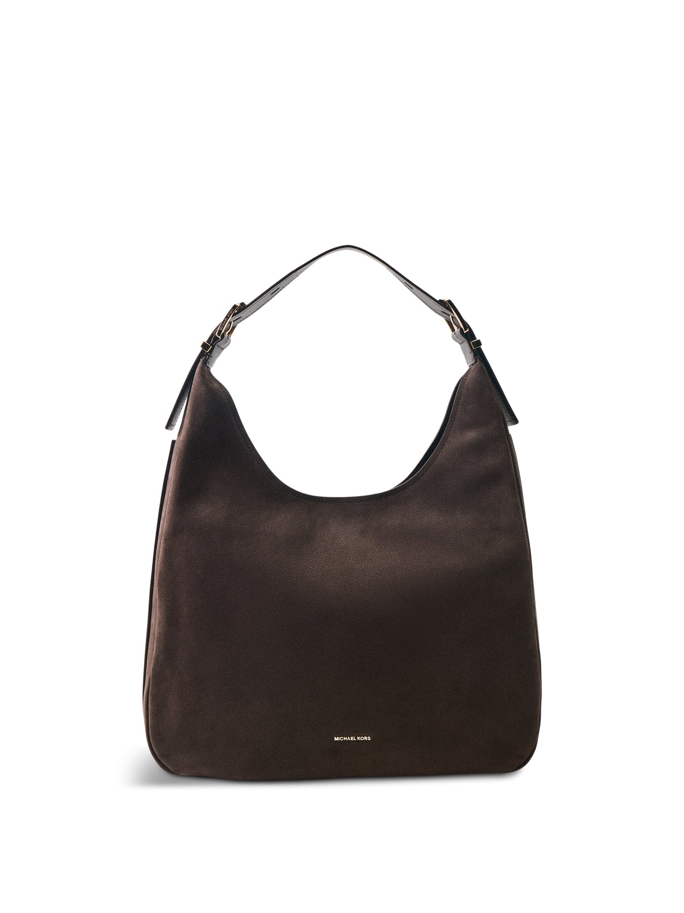 Nolita Suede Large Hobo Shoulder Chocolate Brown