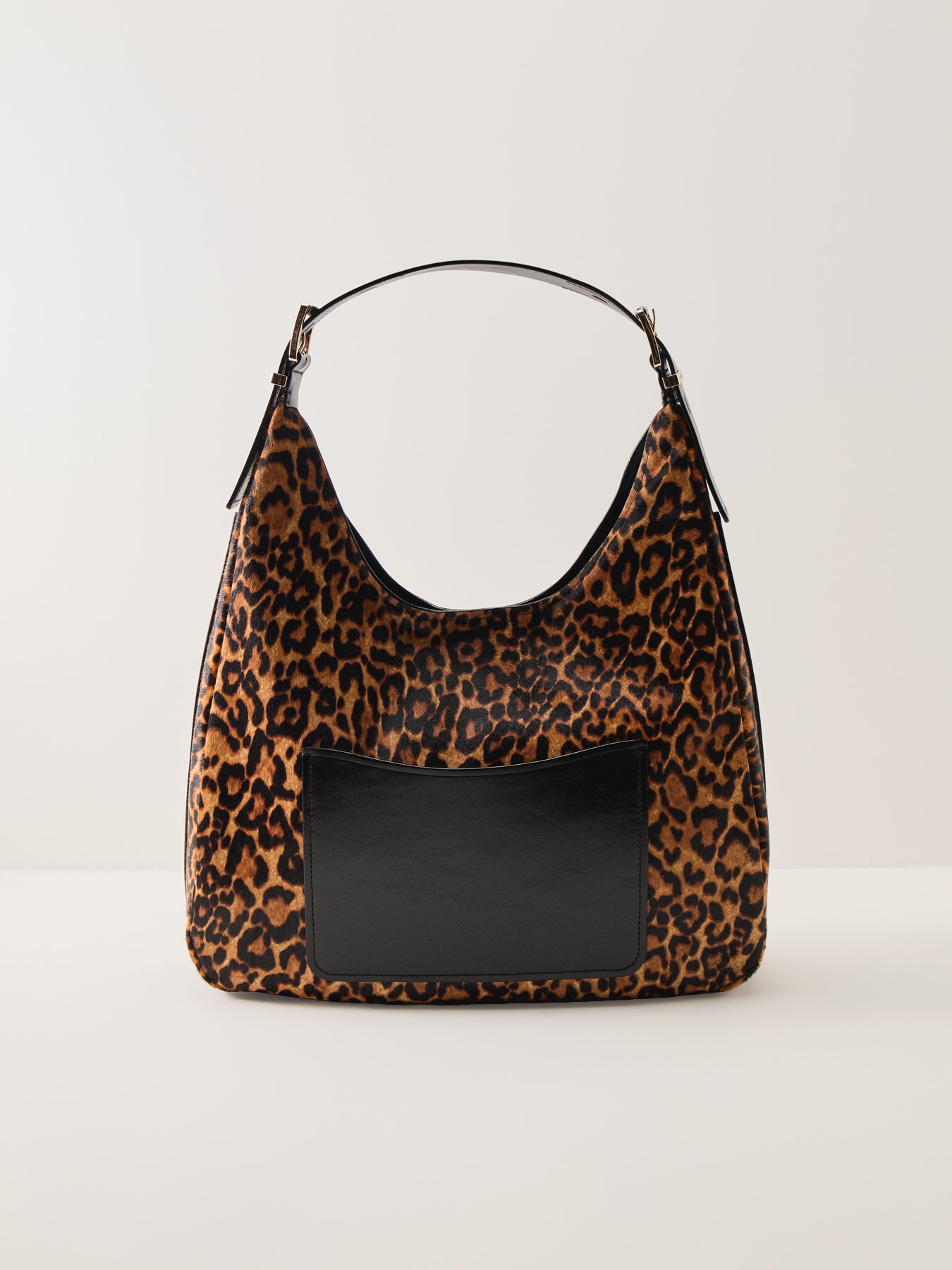Nolita Cheetah Large Hobo Shoulder Bag Marigold