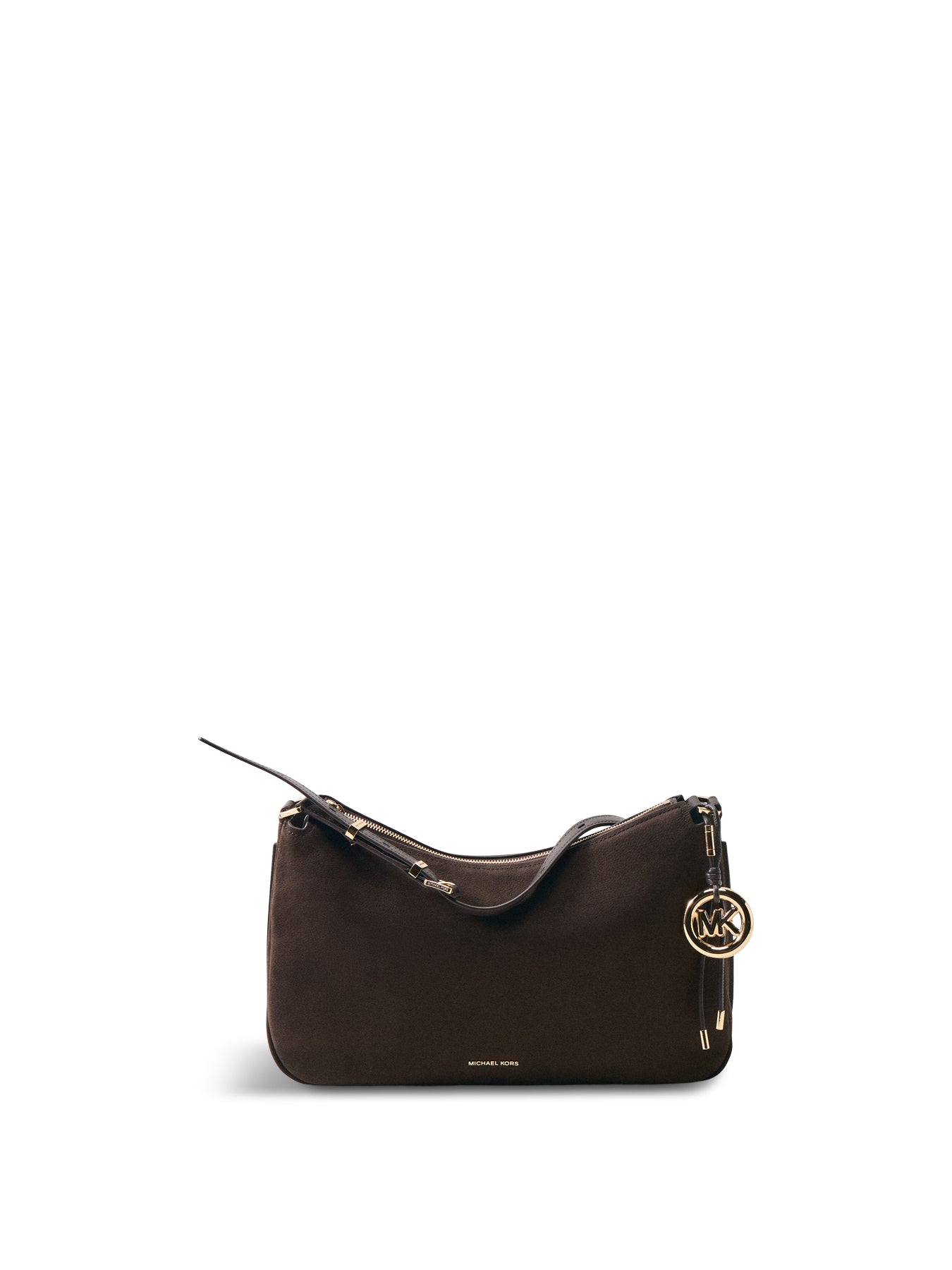 Nolita Suede Hobo Shoulder Chocolate Brown