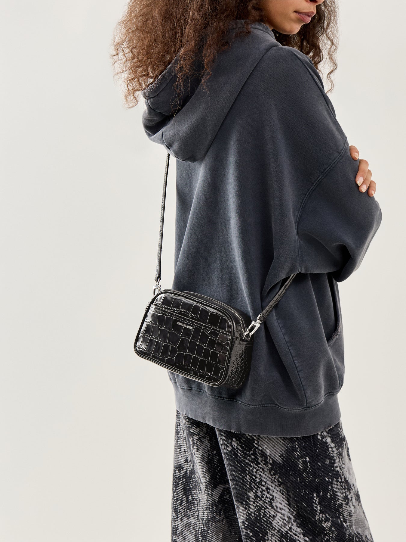 Jet Set Camera Crossbody Bag Black