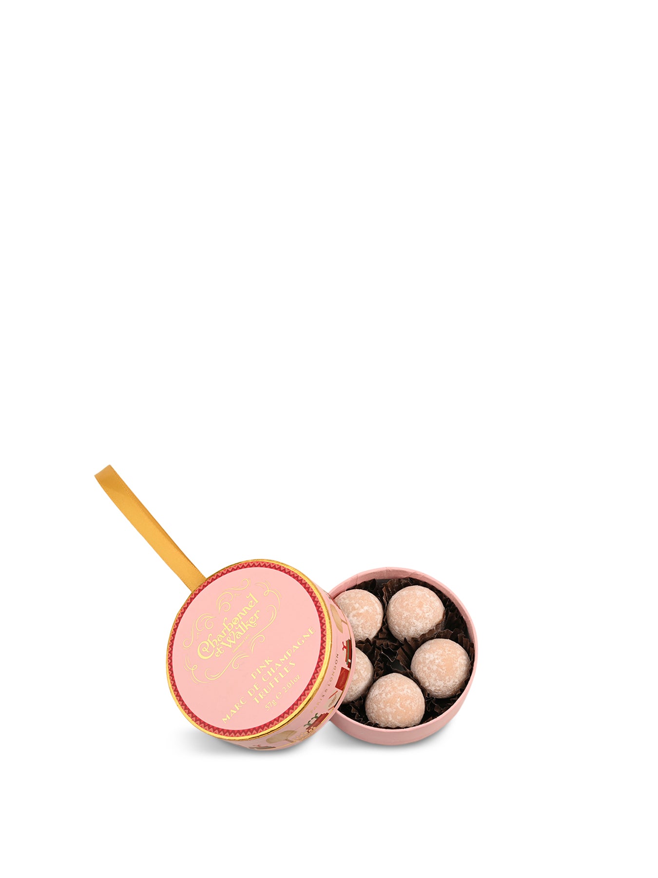 Charbonnel et Walker Pink Marc de Champagne Bauble