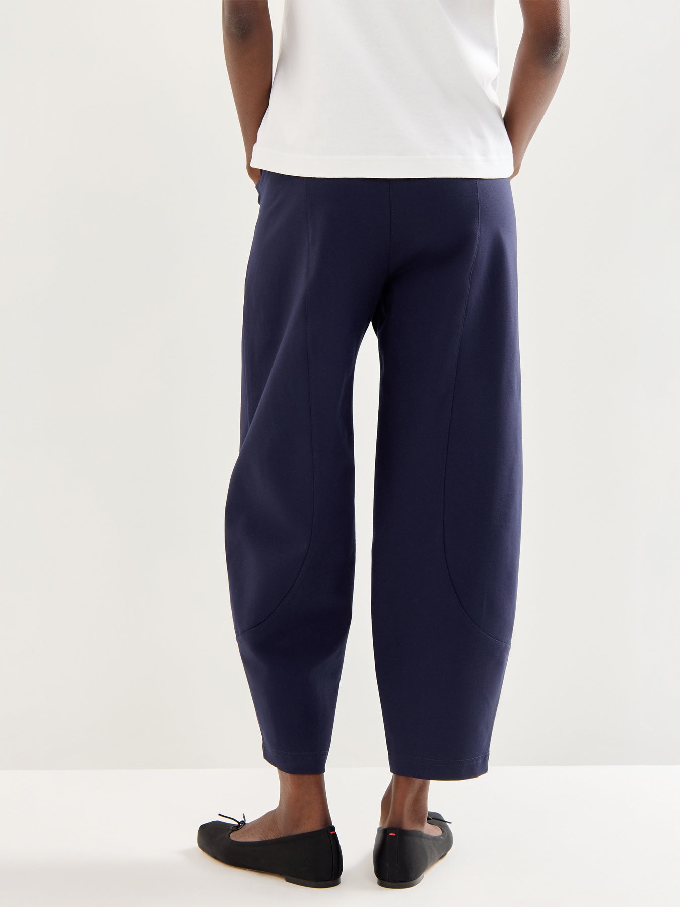 Ponte Bubble Trouser Black