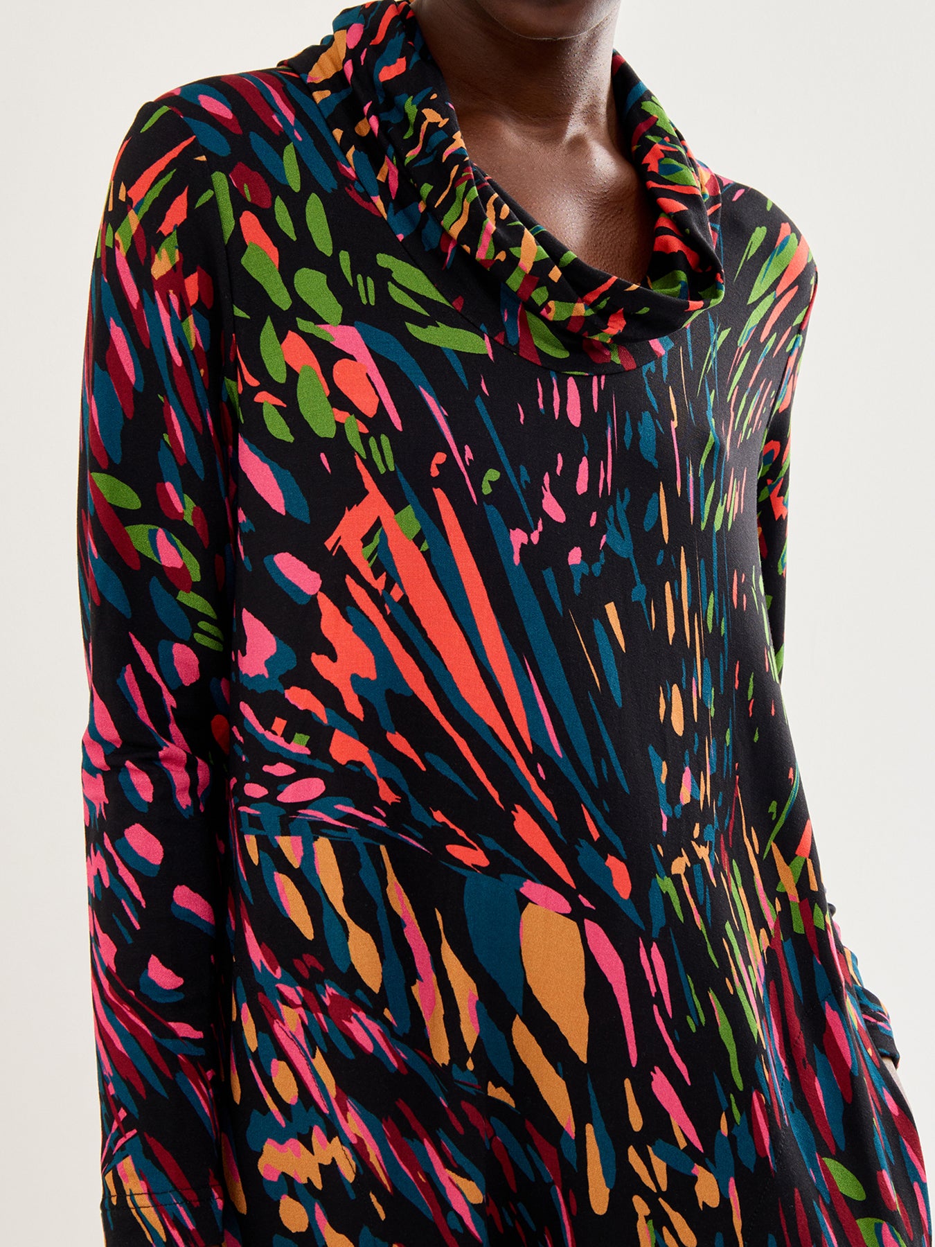 Bright Scattered Wings Dress Multi